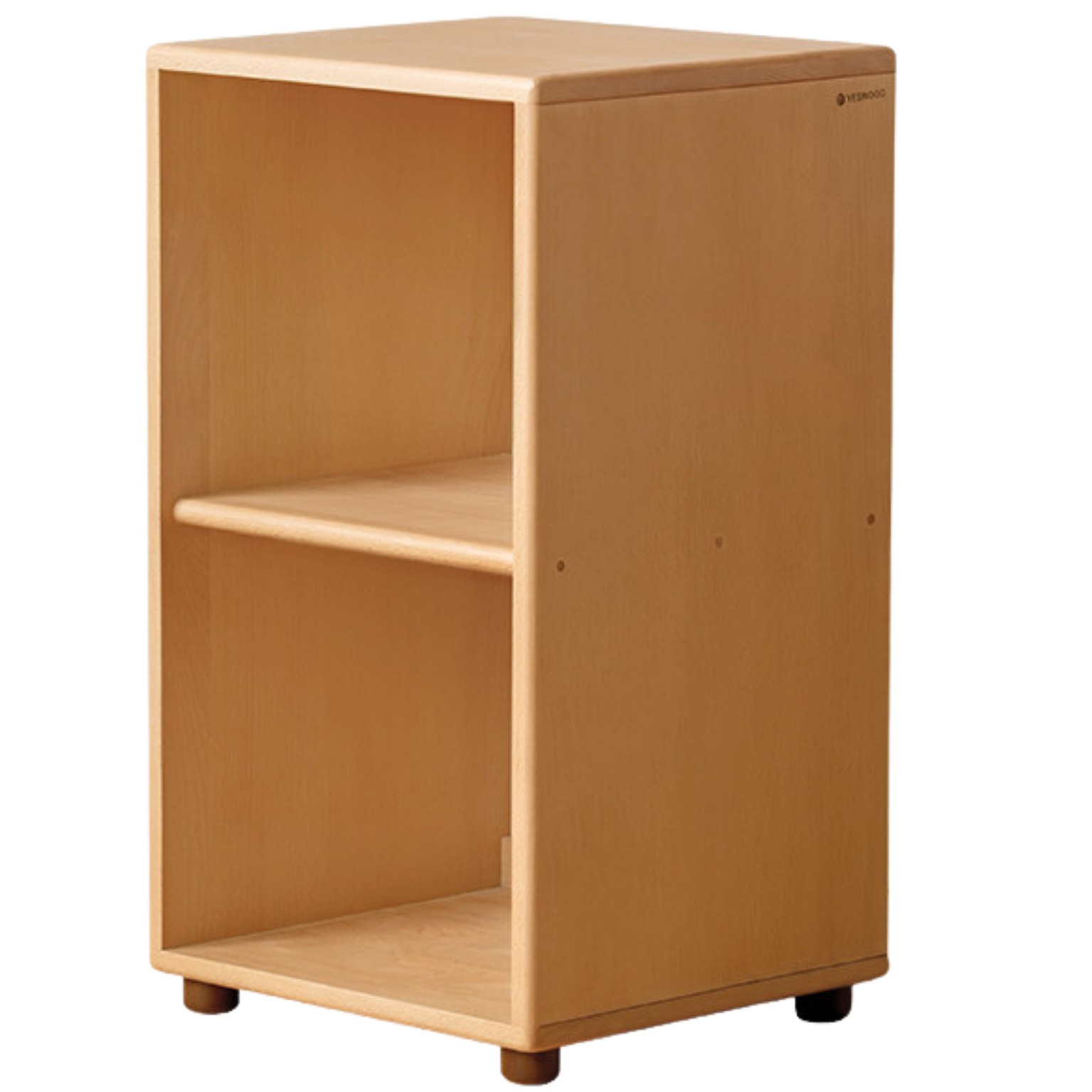 Beech, Solid Rubberwood Children's Bucket Cabinet