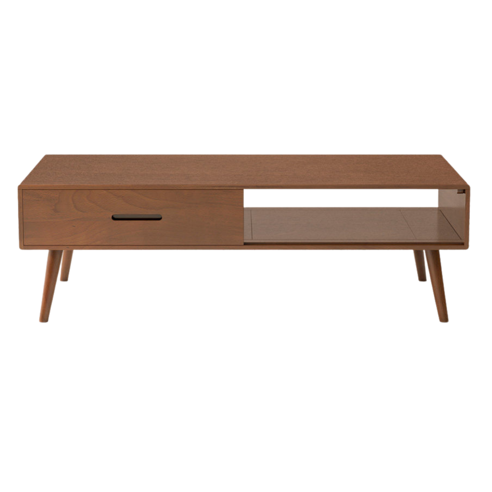 Oак, Beech Solid Wood, Solid Rubberwood Modern Coffee Table