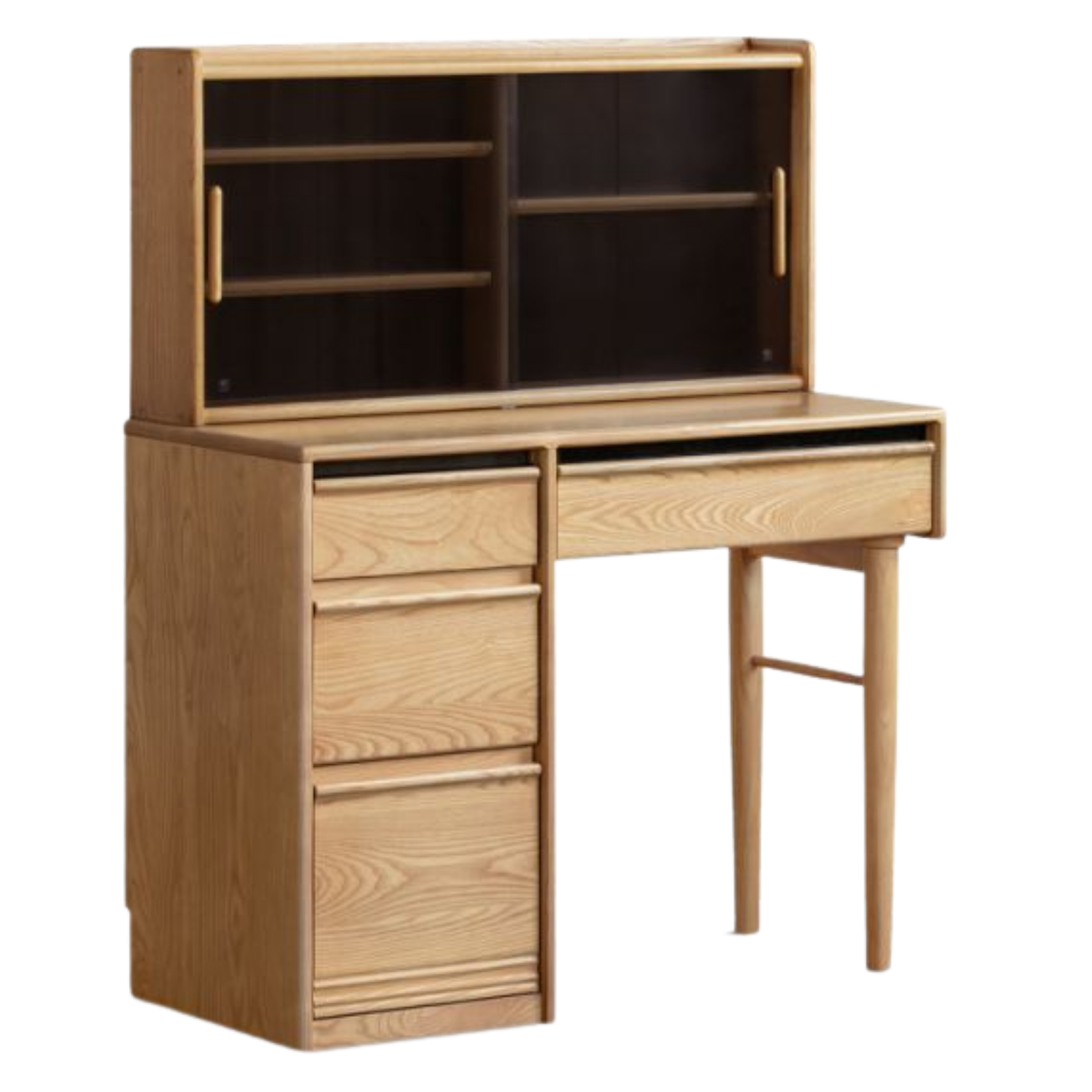 Ash Solid Wood Modern Multifunctional Vanity Table