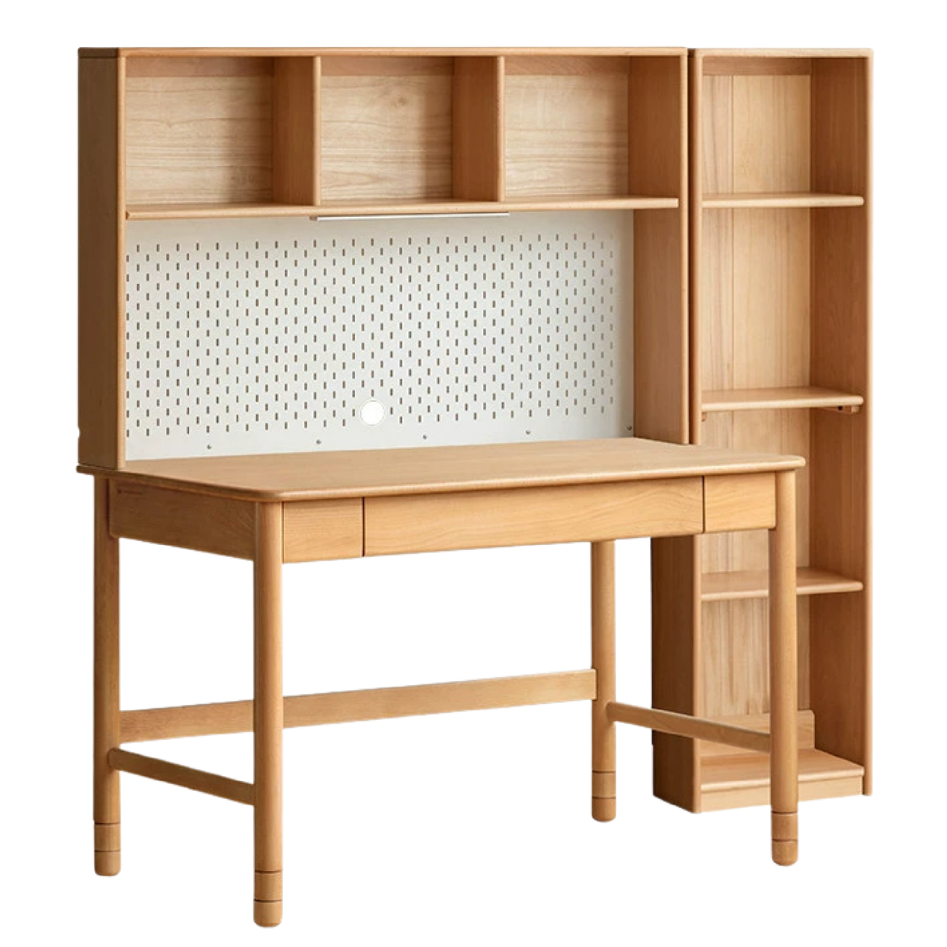 Beech Solid Wood Children's Desk With Adjustable Height