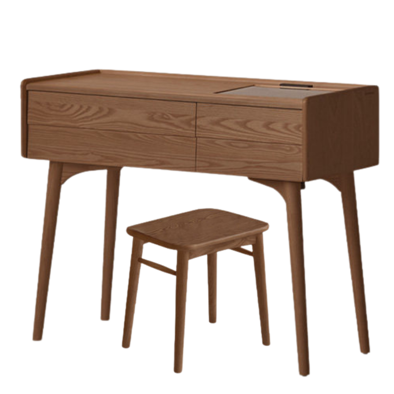 Ash Solid Wood Modern Vanity Table.
