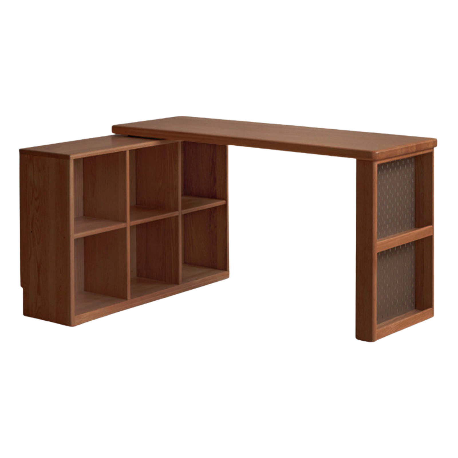 Oak Solid Wood Simple Corner Desk