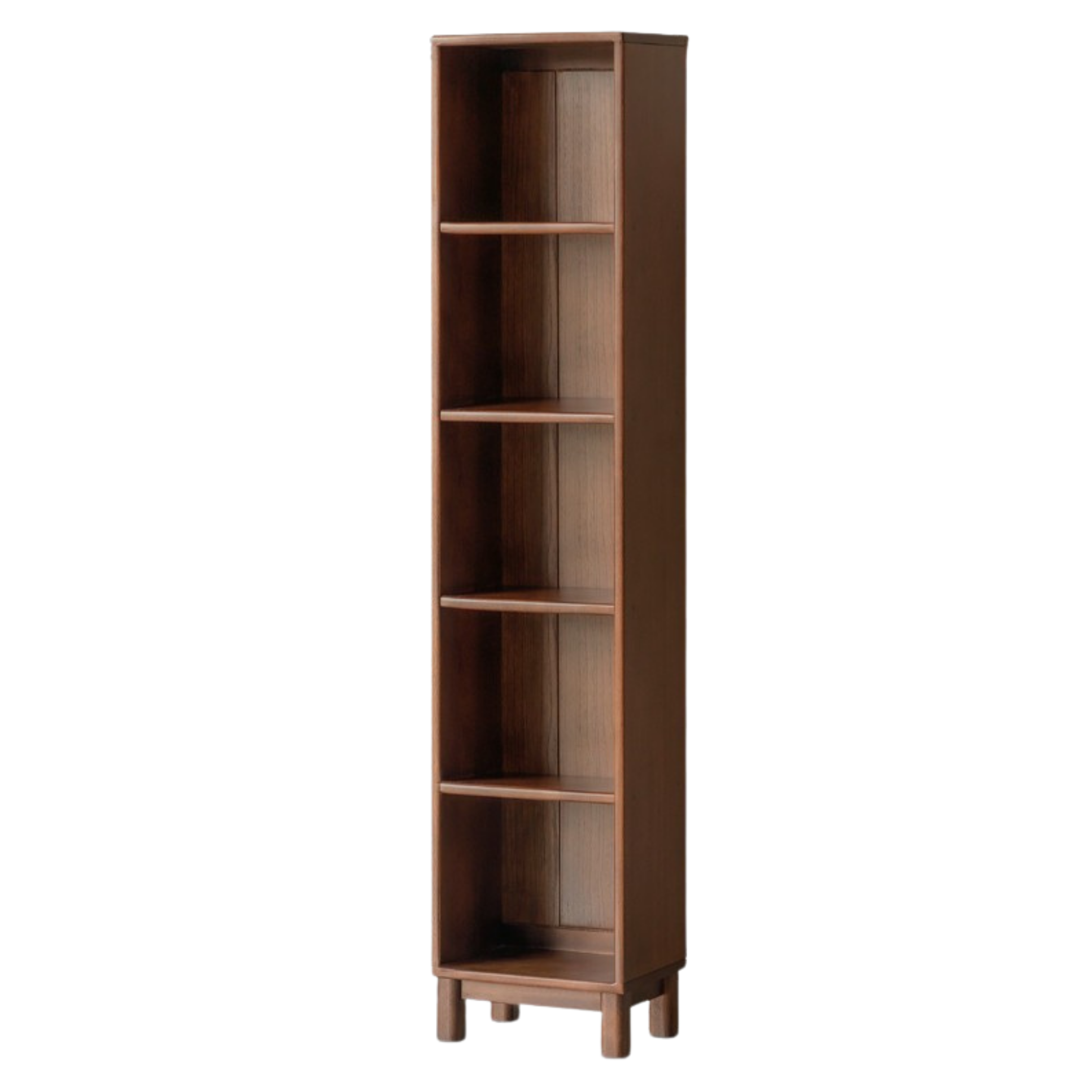 Sandalwood Solid Wood Light Luxury Style Bookshelf