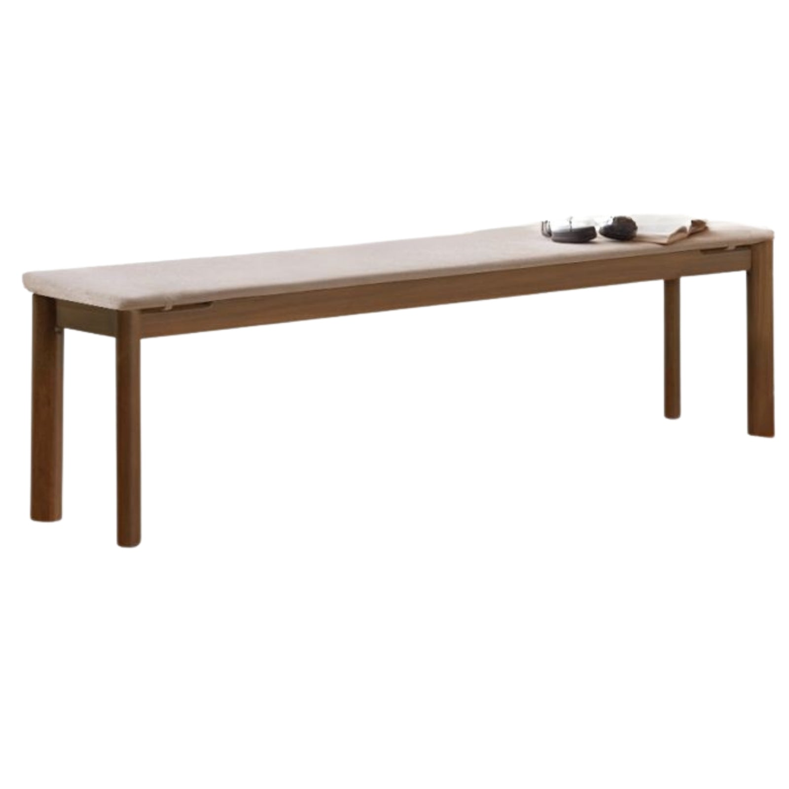 Black Walnut, Oak, Ash Solid Wood Long Bench