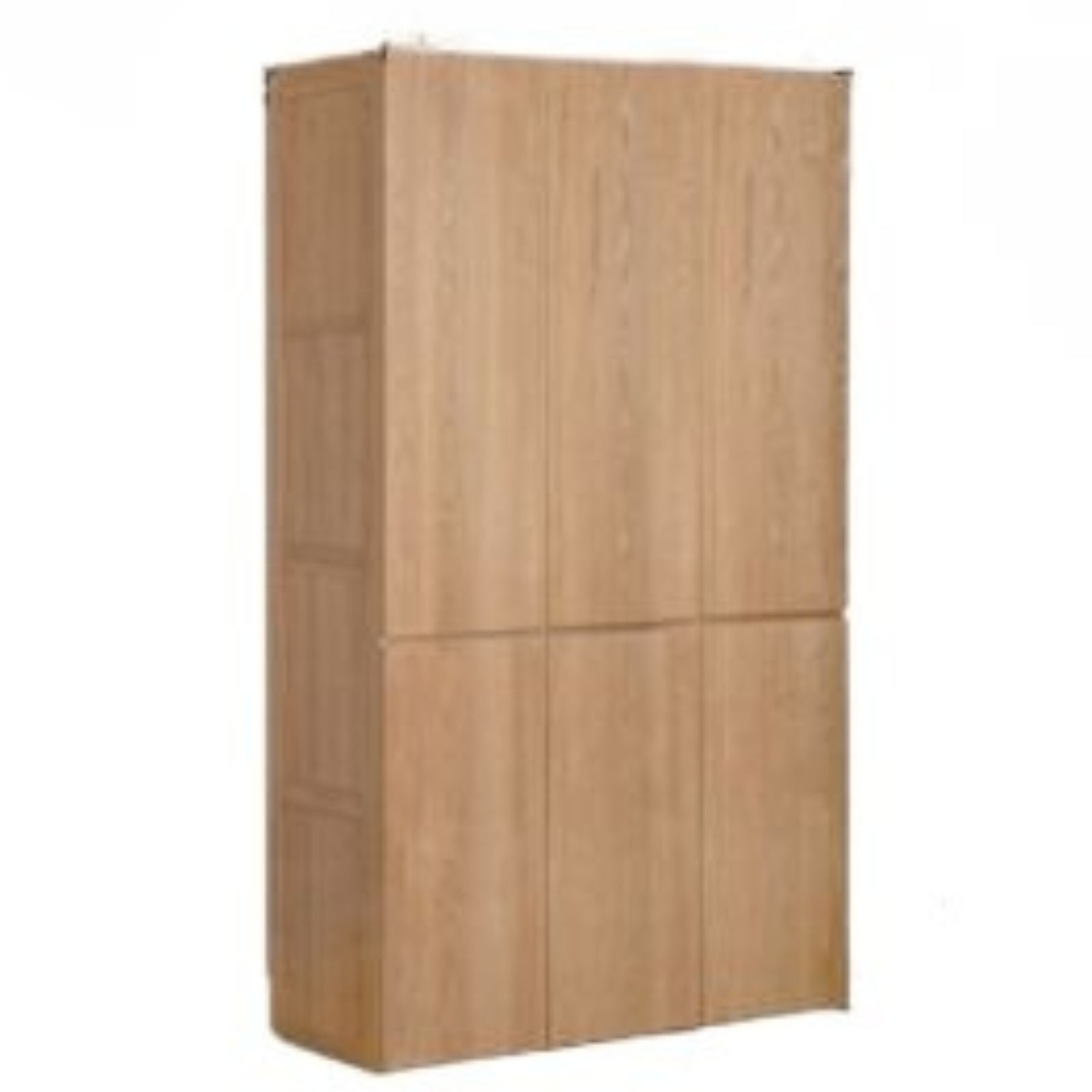 Ash Solid Wood Open Door Storage Cabinet