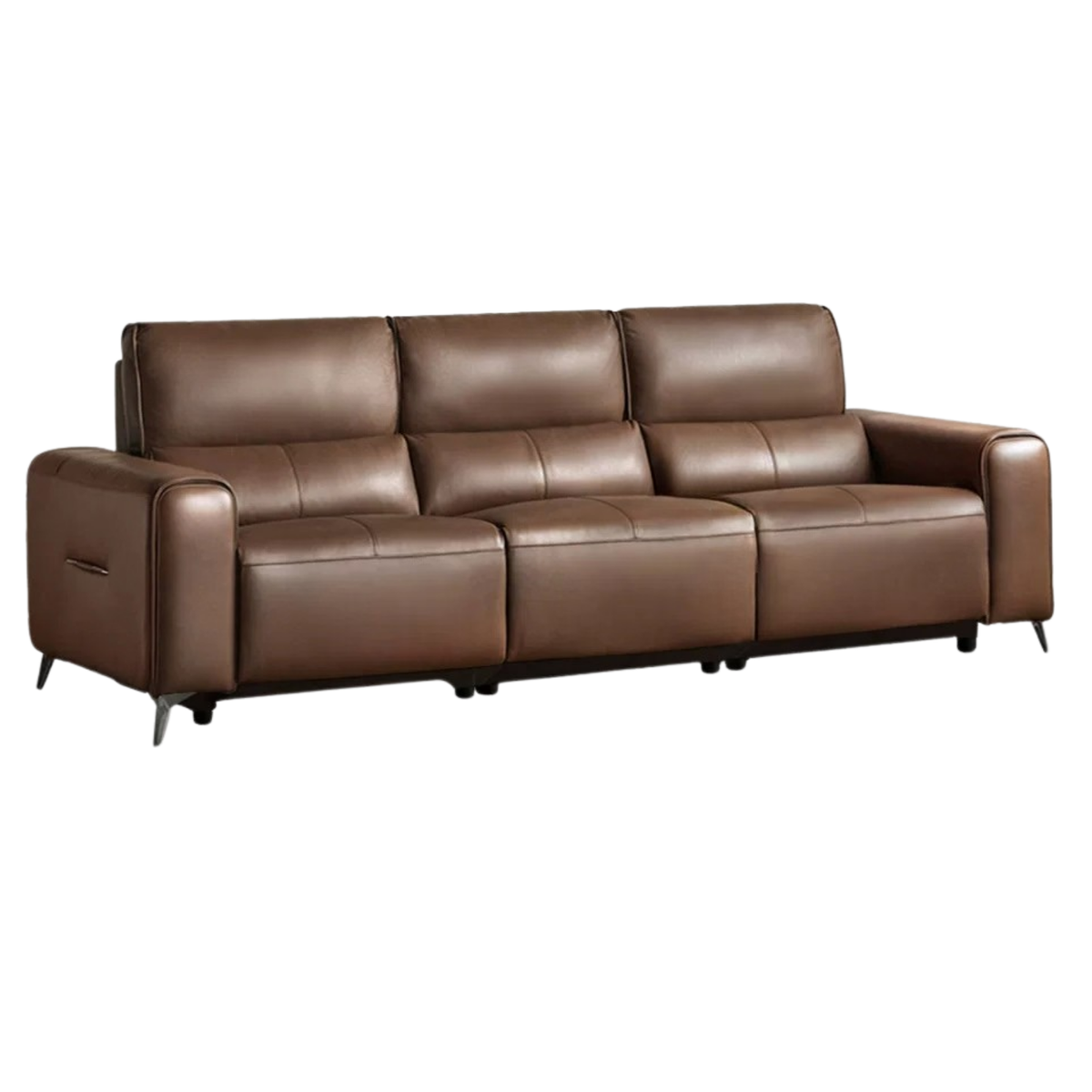 Genuine Leather High Back Electric Sofa