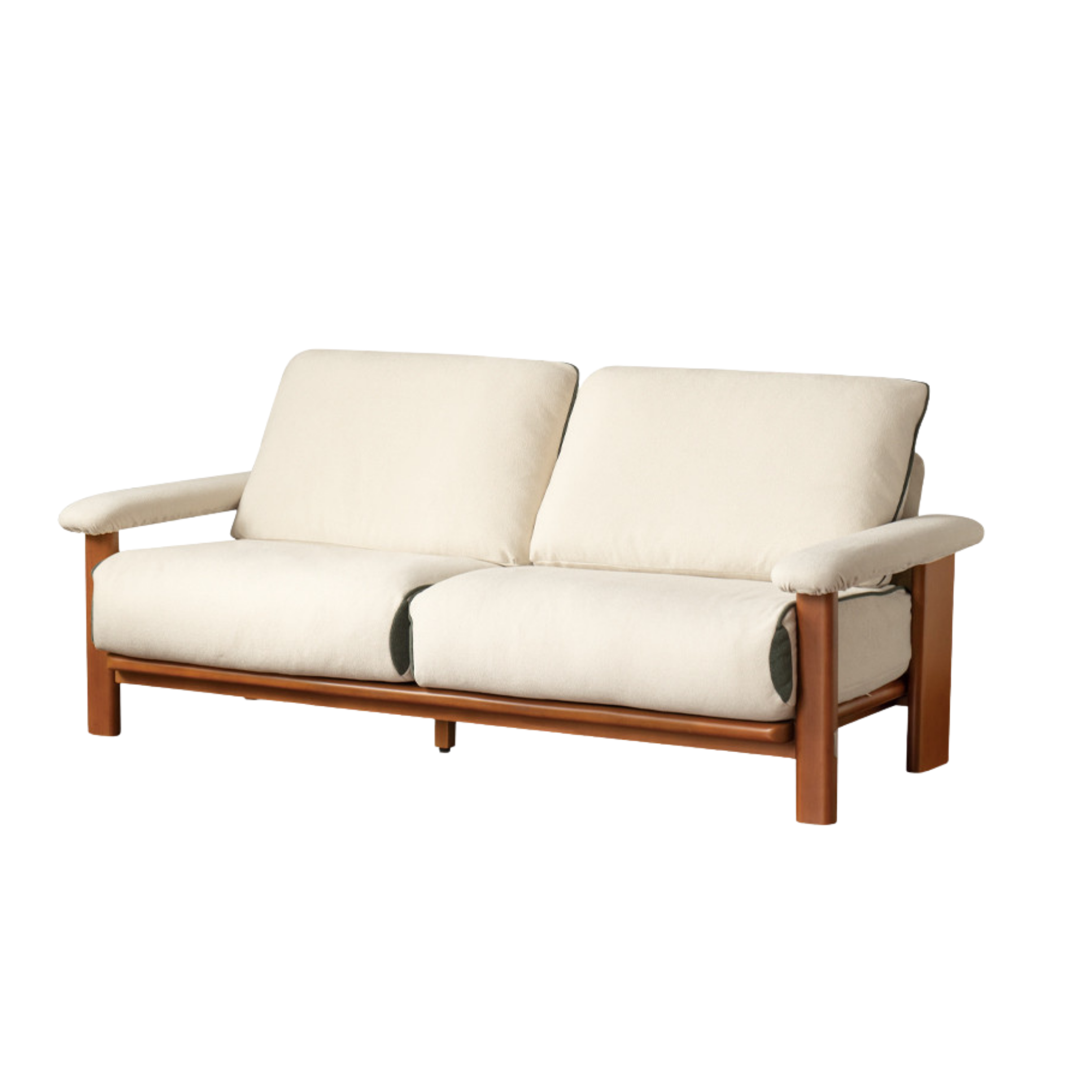 Beech Solid Wood Antique Style Sofa 4 color
