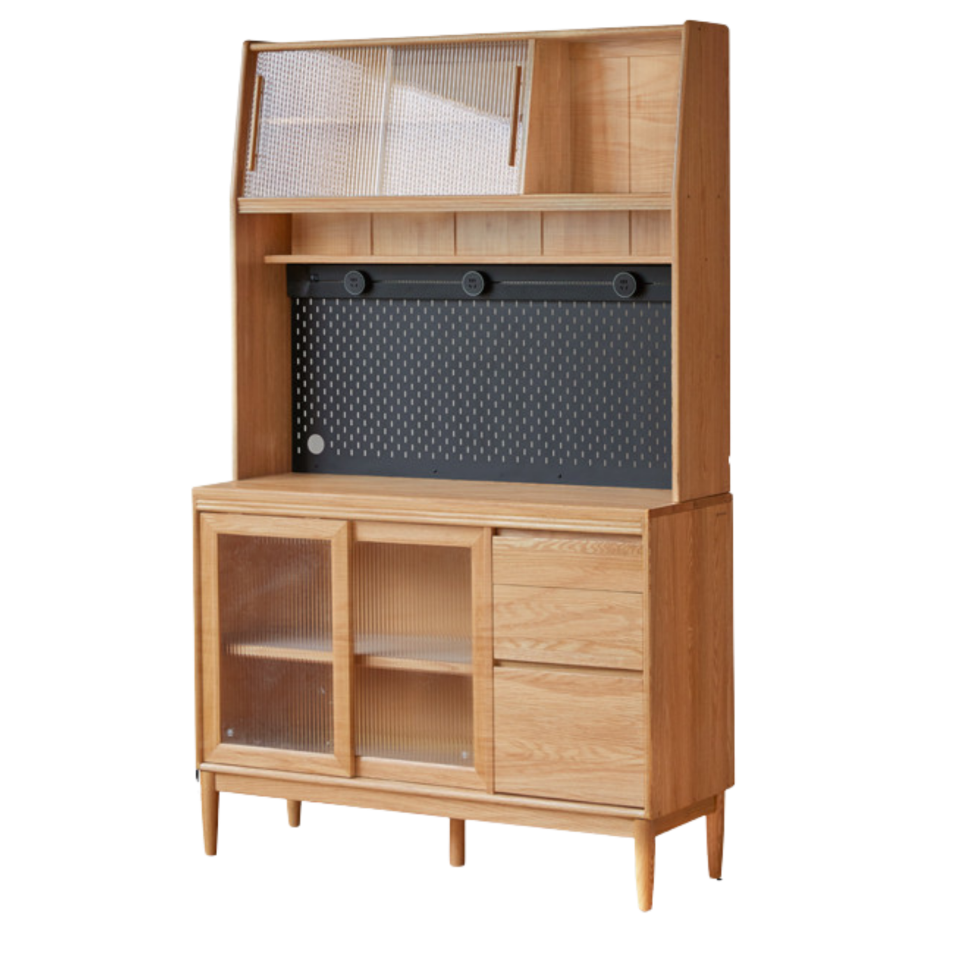 Oak Solid Wood Modern Sideboard
