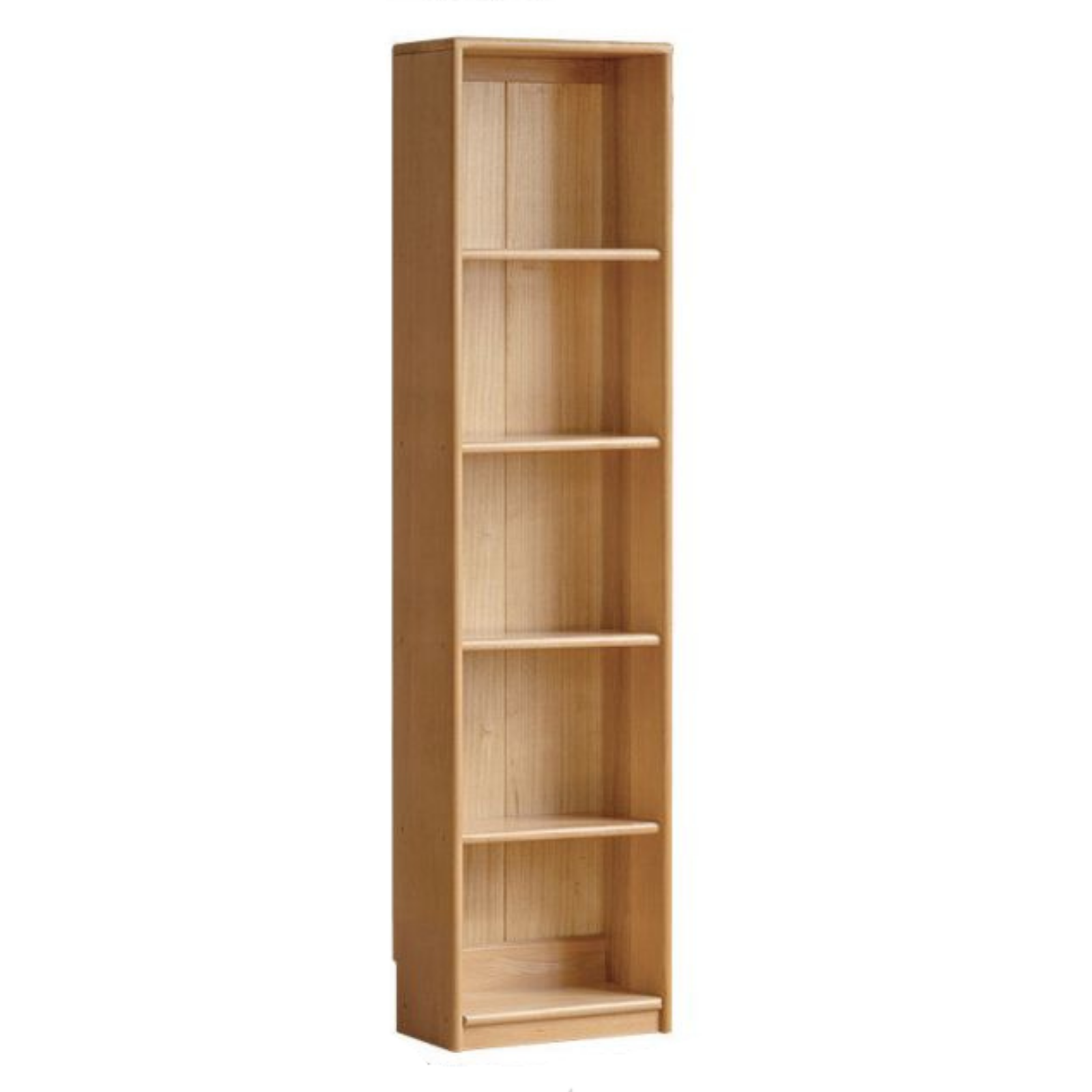 Solid RubberWood, Beech Solid Wood Kids Corner Bookcase, Narrow Floor-to-Wall Storage