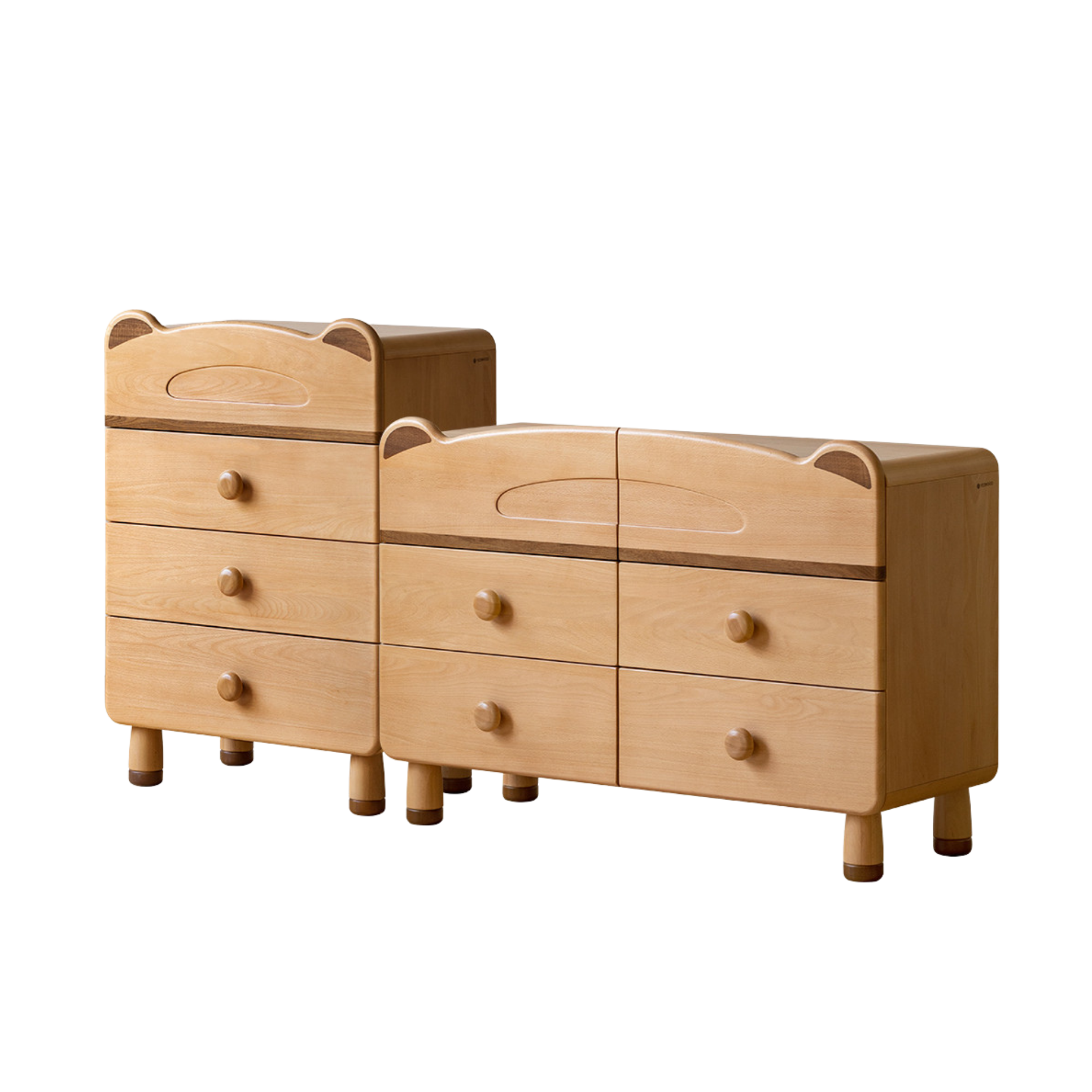 Beech Solid Wood Childrens Drawer