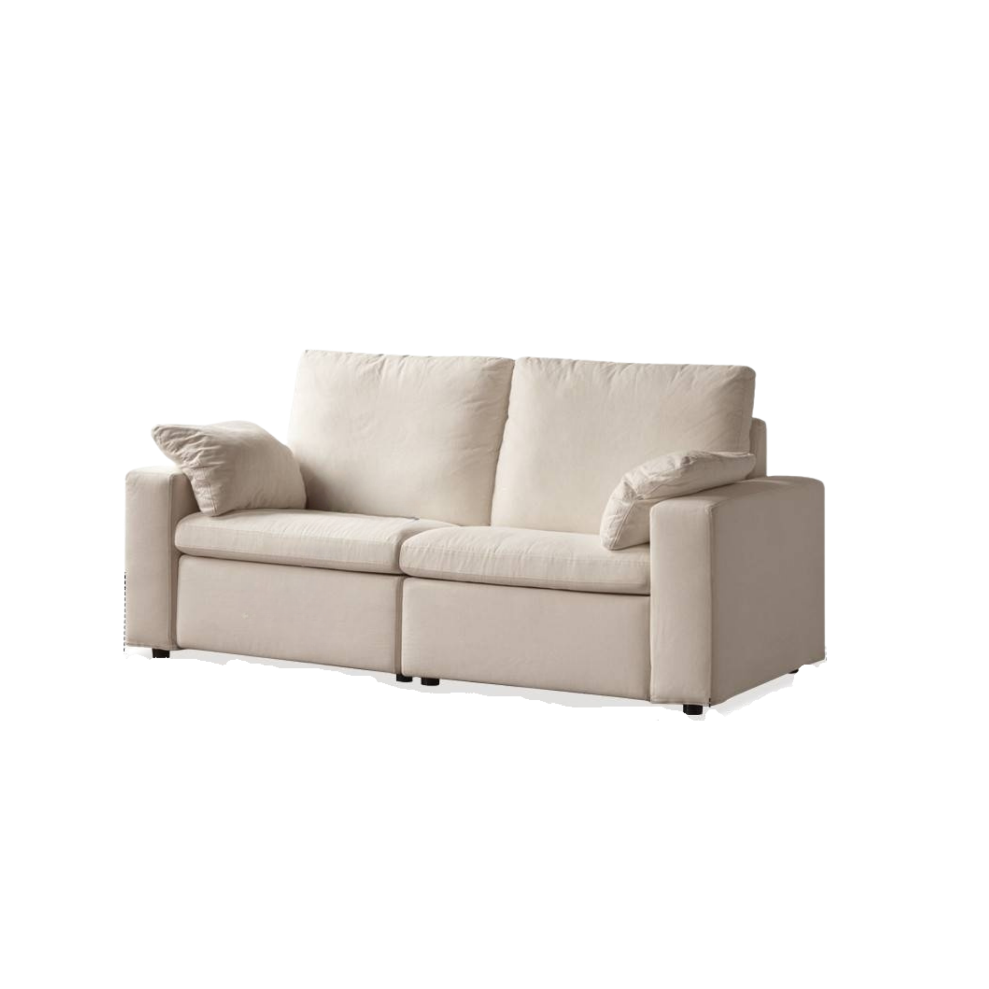 Fabric Sofa Cotton and Linen Electric