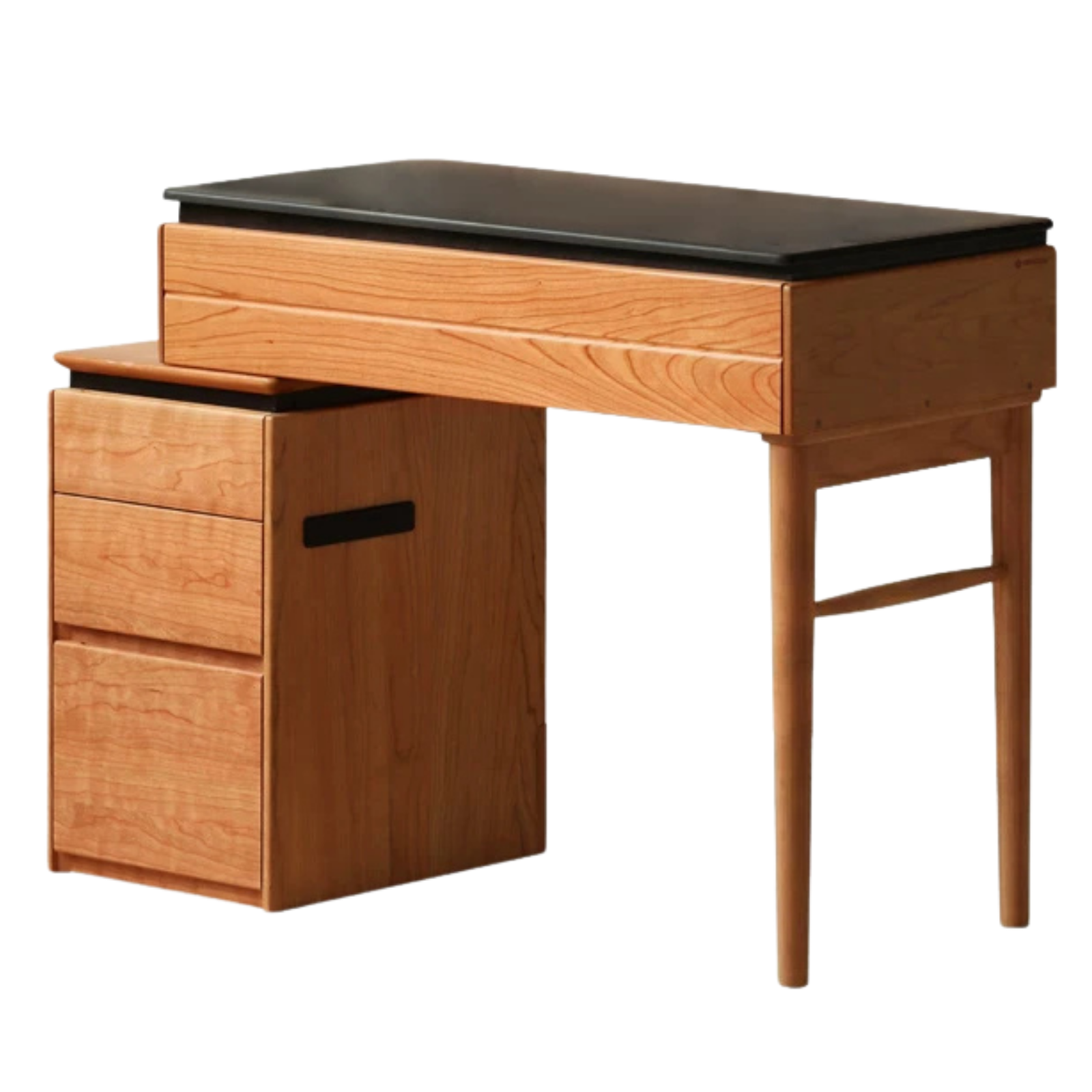 Cherry Solid Wood Retractable Vanity Table