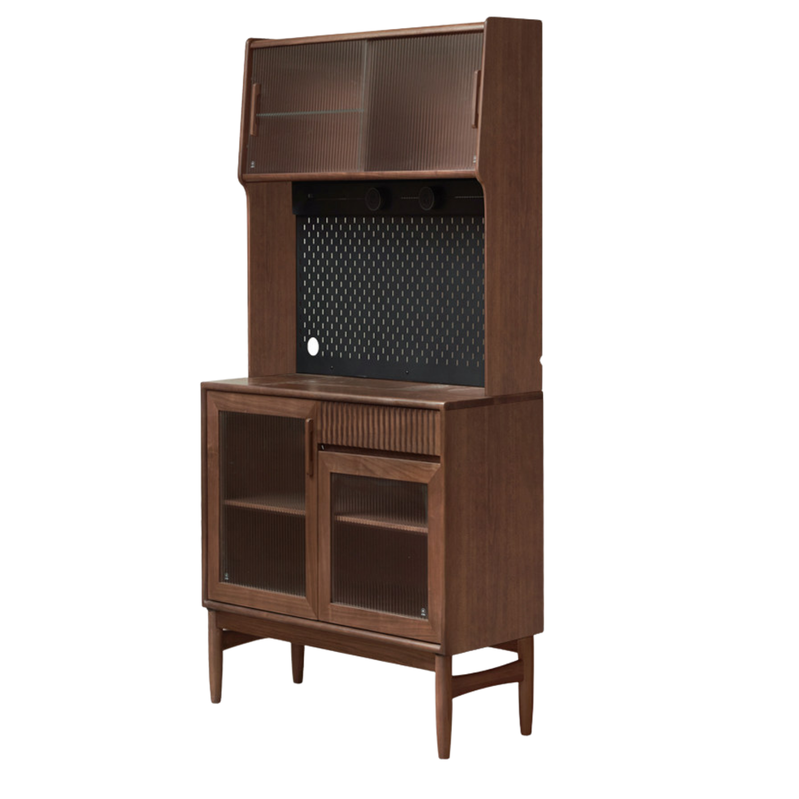 Oak, Black Walnut, South American Walnut, Solid Longan Hardwood, Red Zebrawood Solid Wood Light Luxury Sideboard