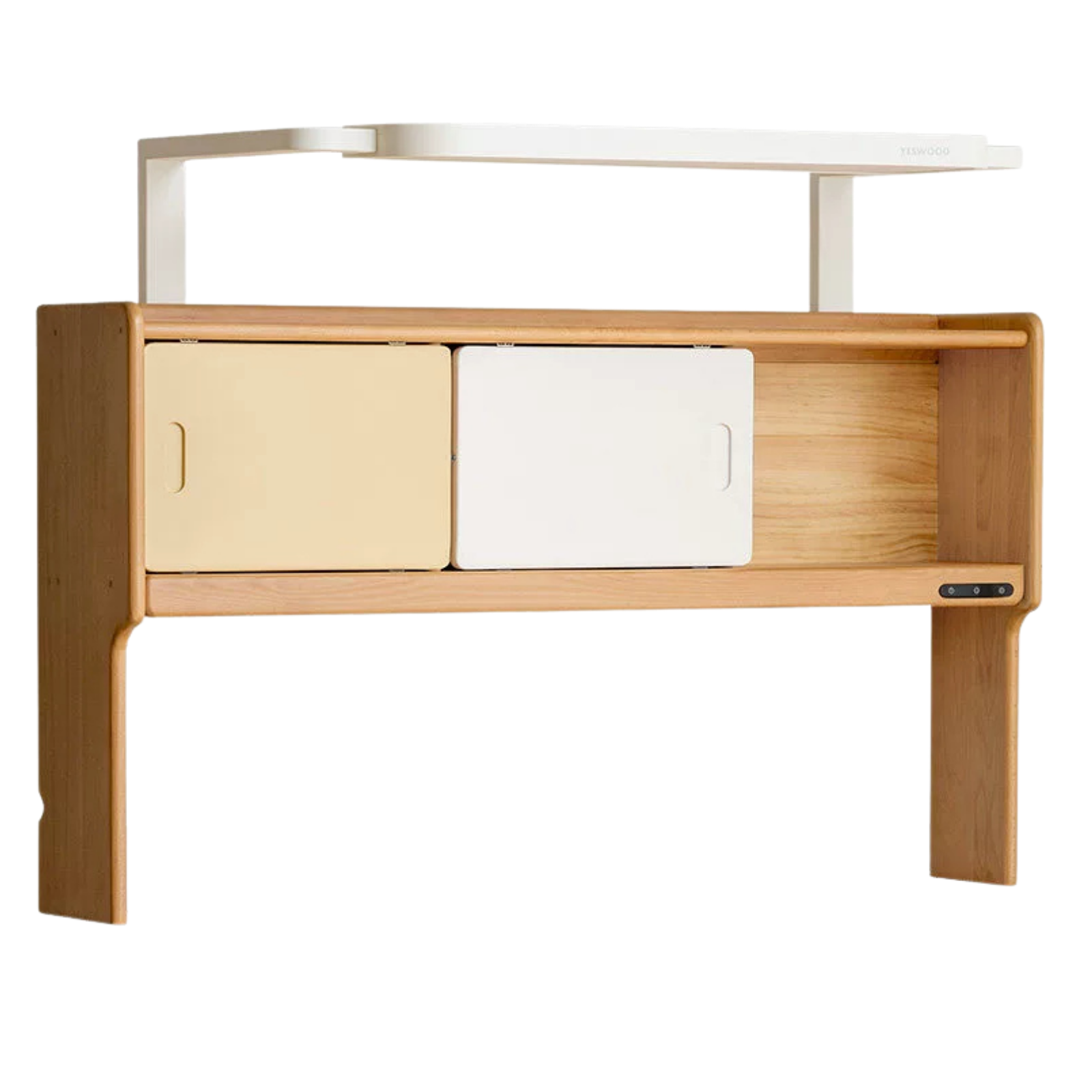Beech, Oak, Tulipwood Solid Wood, Solid RubberWood Study Desk with Shelf