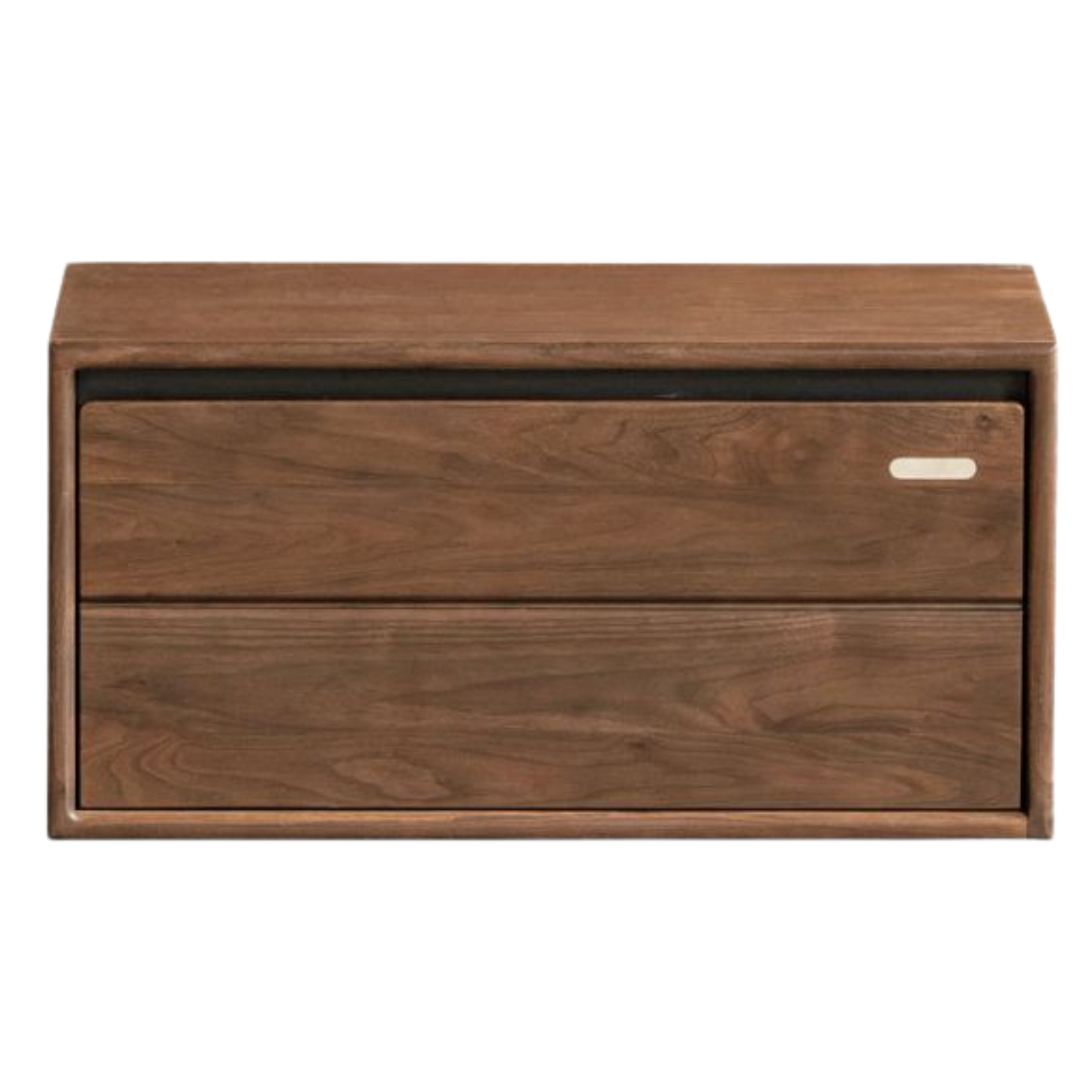 Black Walnut Solid Wood TV Cabinet with Modular Combination and Light Luxury Style