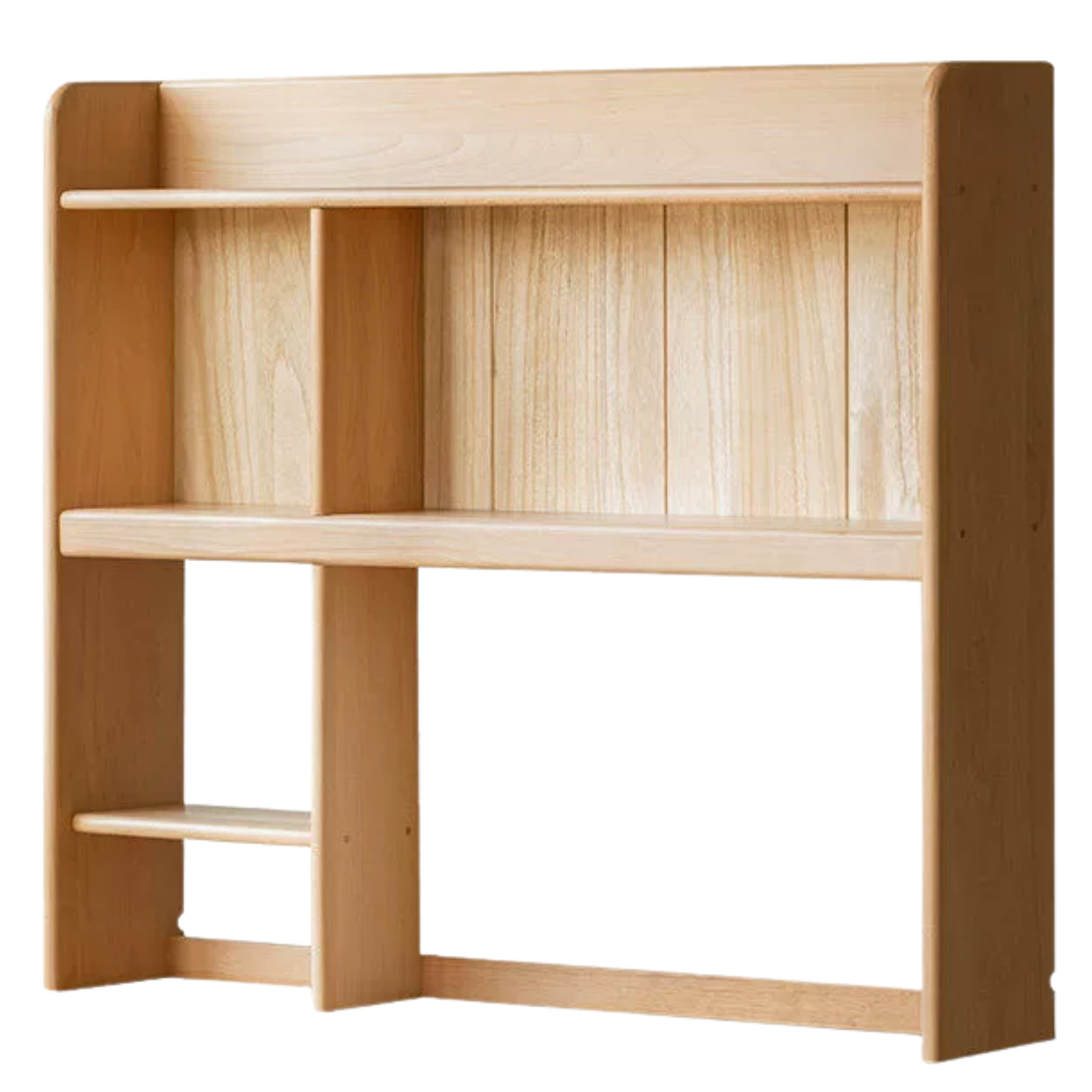 Beech, Oak, Tulipwood Solid Wood, Solid RubberWood Study Desk with Shelf