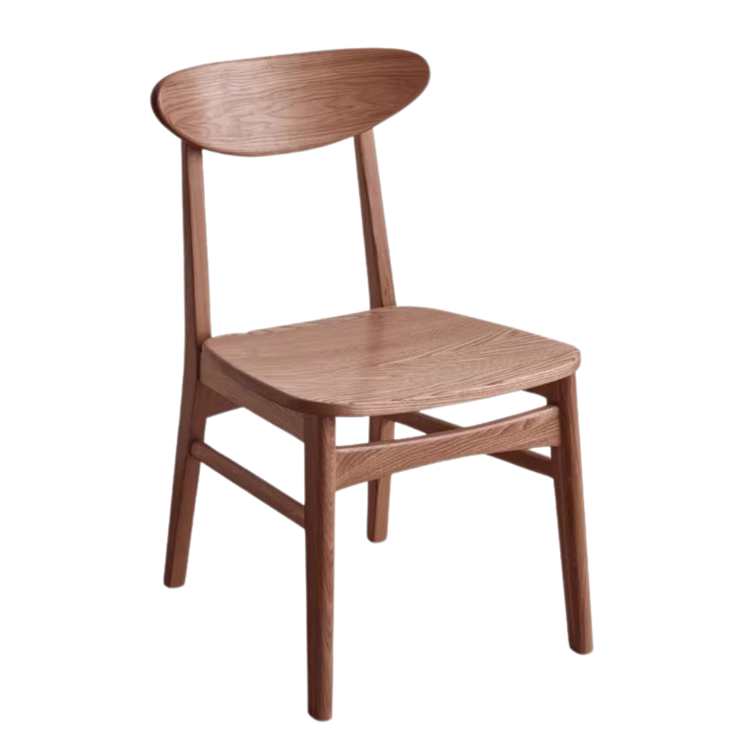 4 pcs set Ash, Oak Solid Wood - Dining Chair: