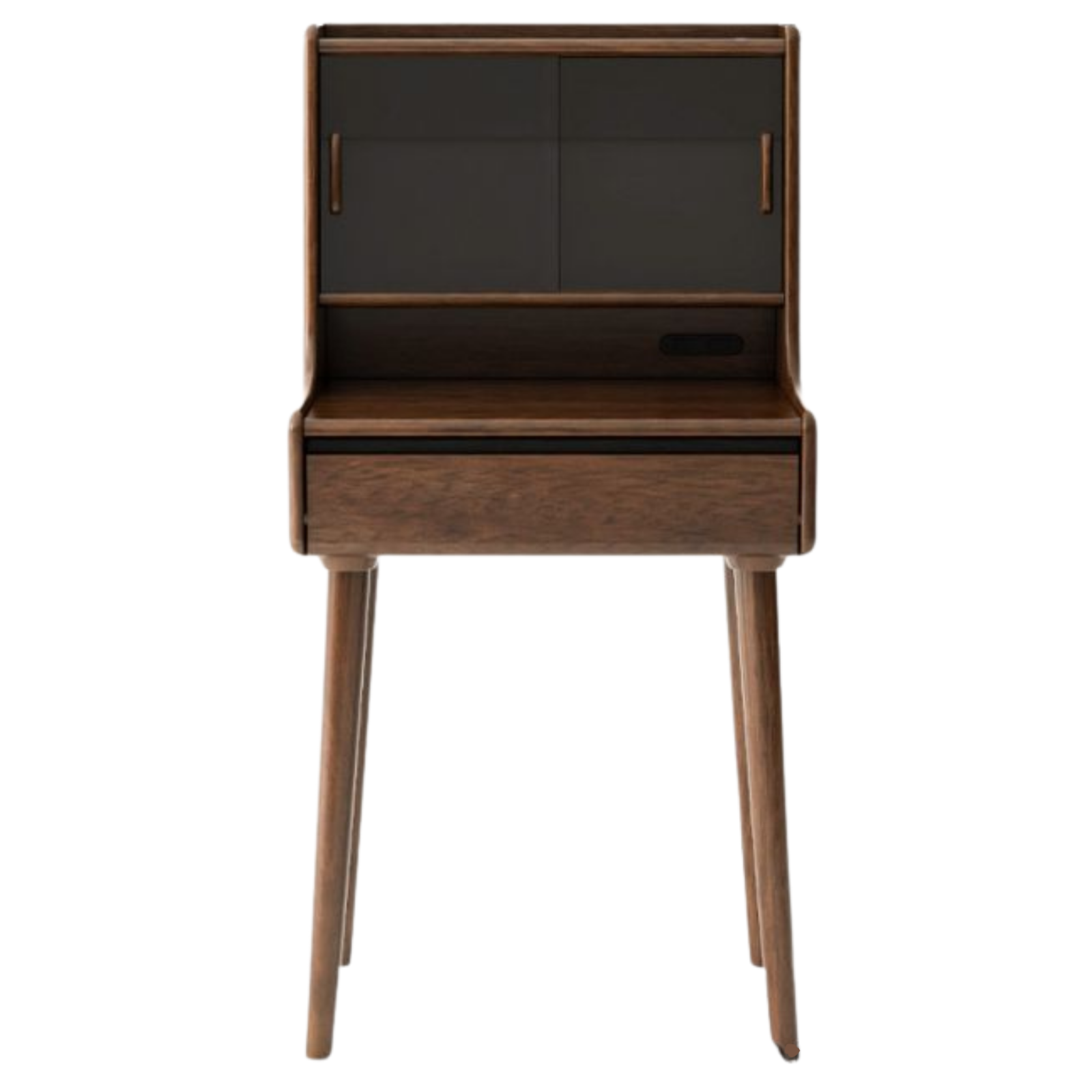 Black Walnut, Sandalwood Solid Wood Light Luxury Multifunctional Dressing Table