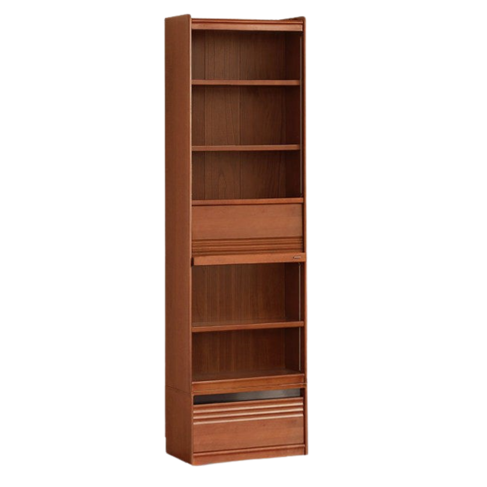 Poplar Solid Wood Antique Style Bookshelf Combination
