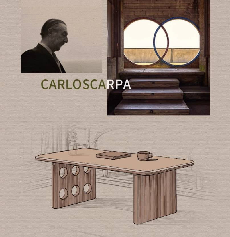 Black Walnut Solid Wood Ancient Style Coffee Table