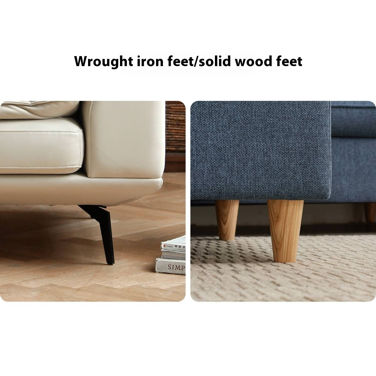 Fabric Soft Footstool Modern And Simple  Footrest
