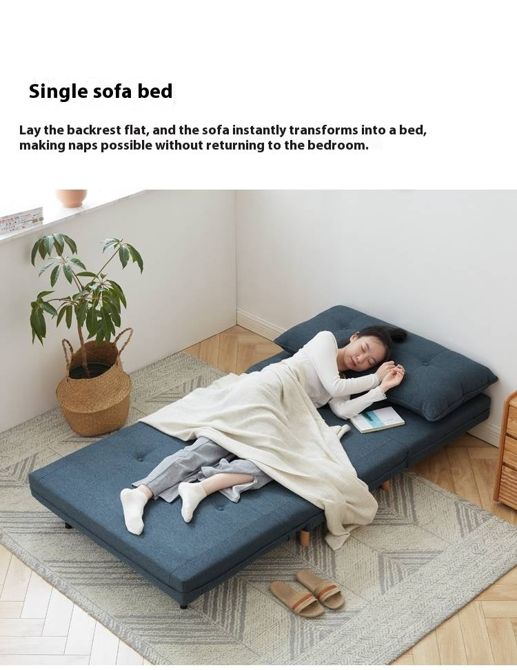 Fabric Sofa Bed, Multifunctional Folding.
