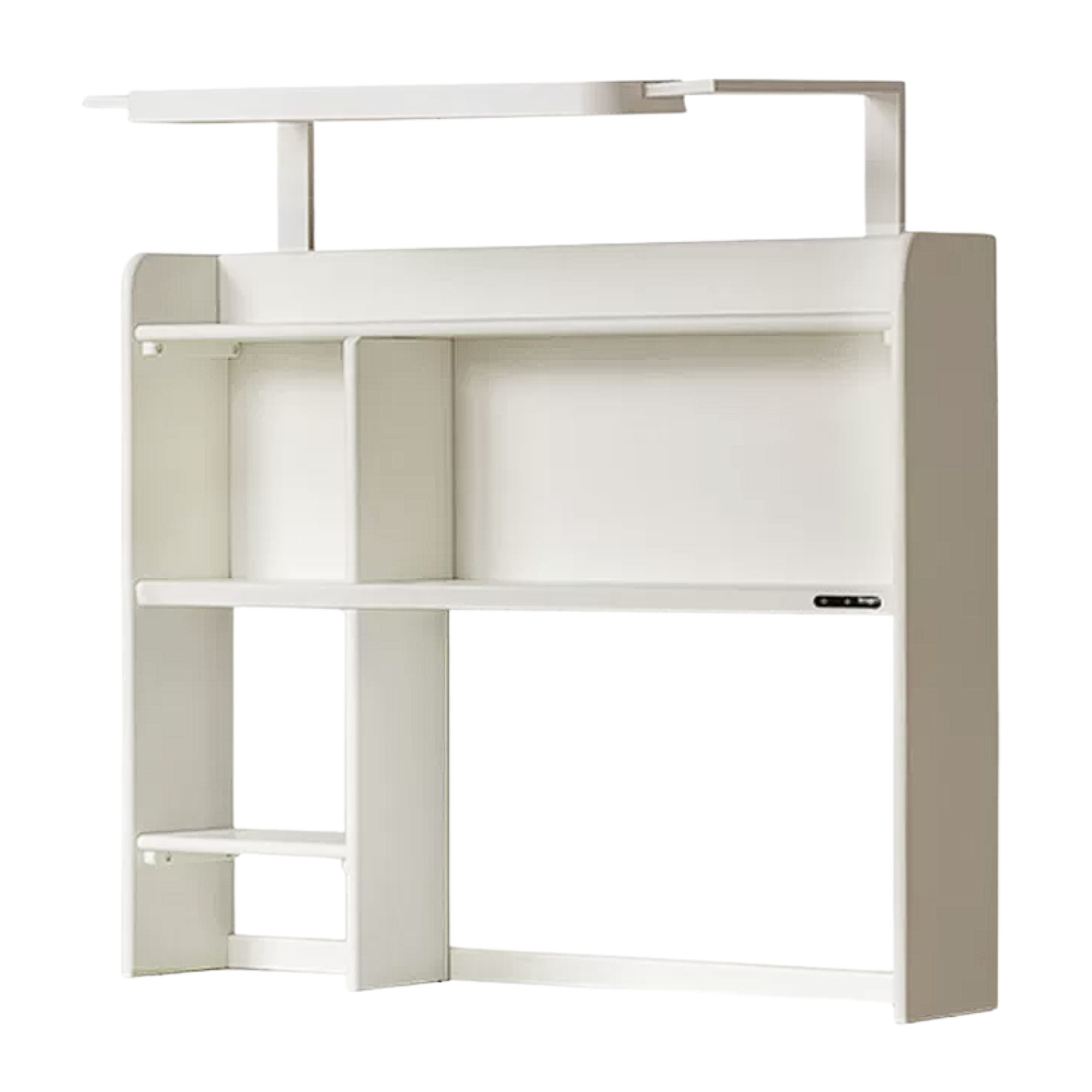 Beech, Oak, Rubberwood Solid Wood Study Desk with Shelf