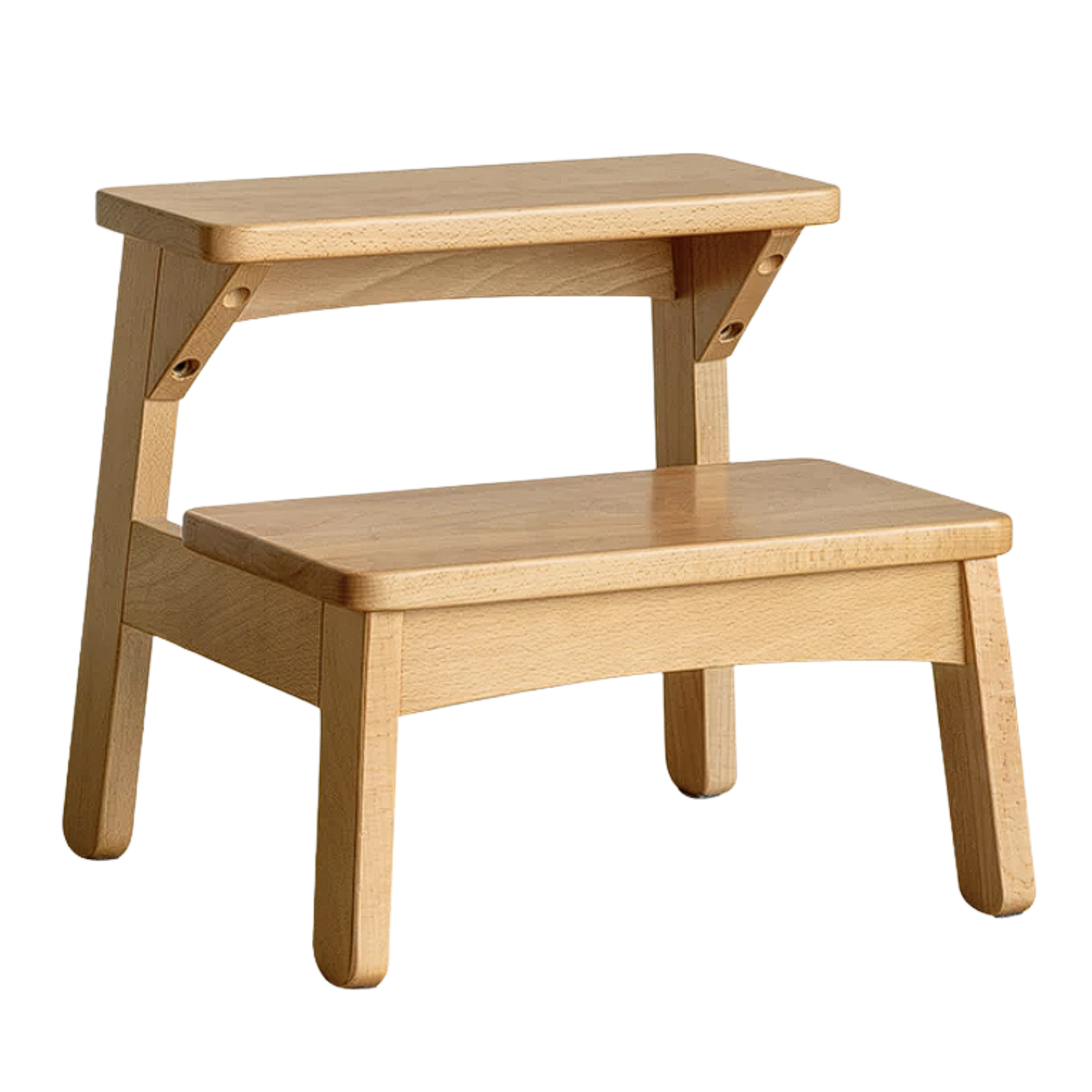 Beech Solid Wood Kids Multifunctional Low Foot Chair,Step Stool