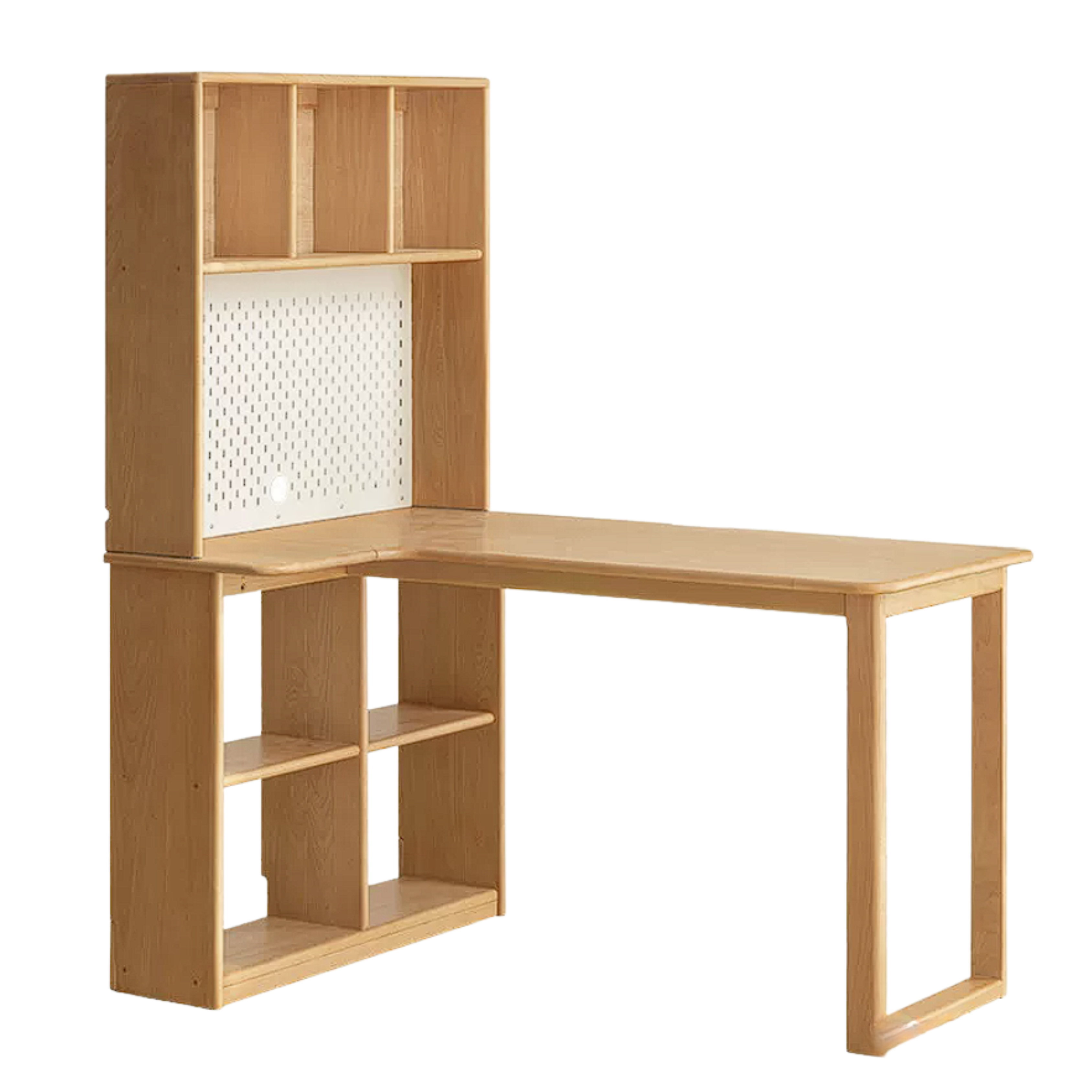 Beech Solid Wood Kids Corner Desk