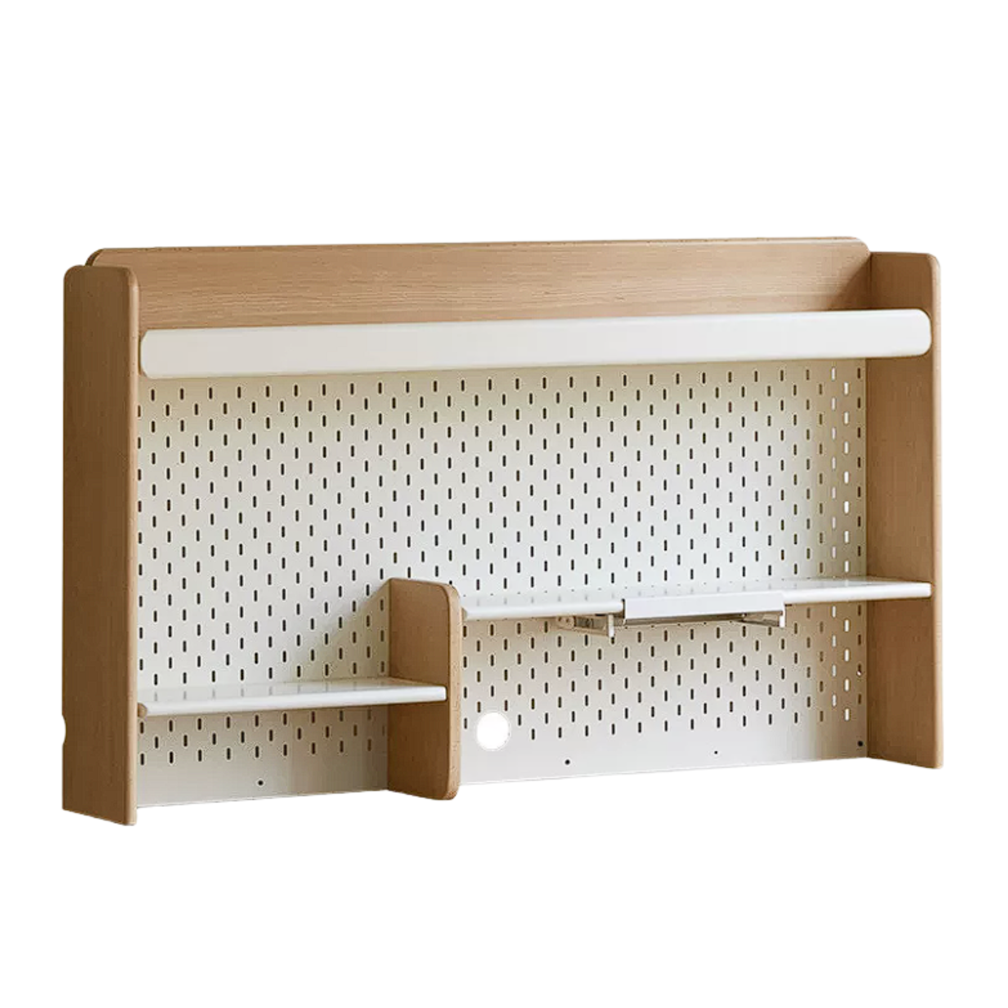 Beech, Oak, Rubberwood Solid Wood Study Desk with Shelf