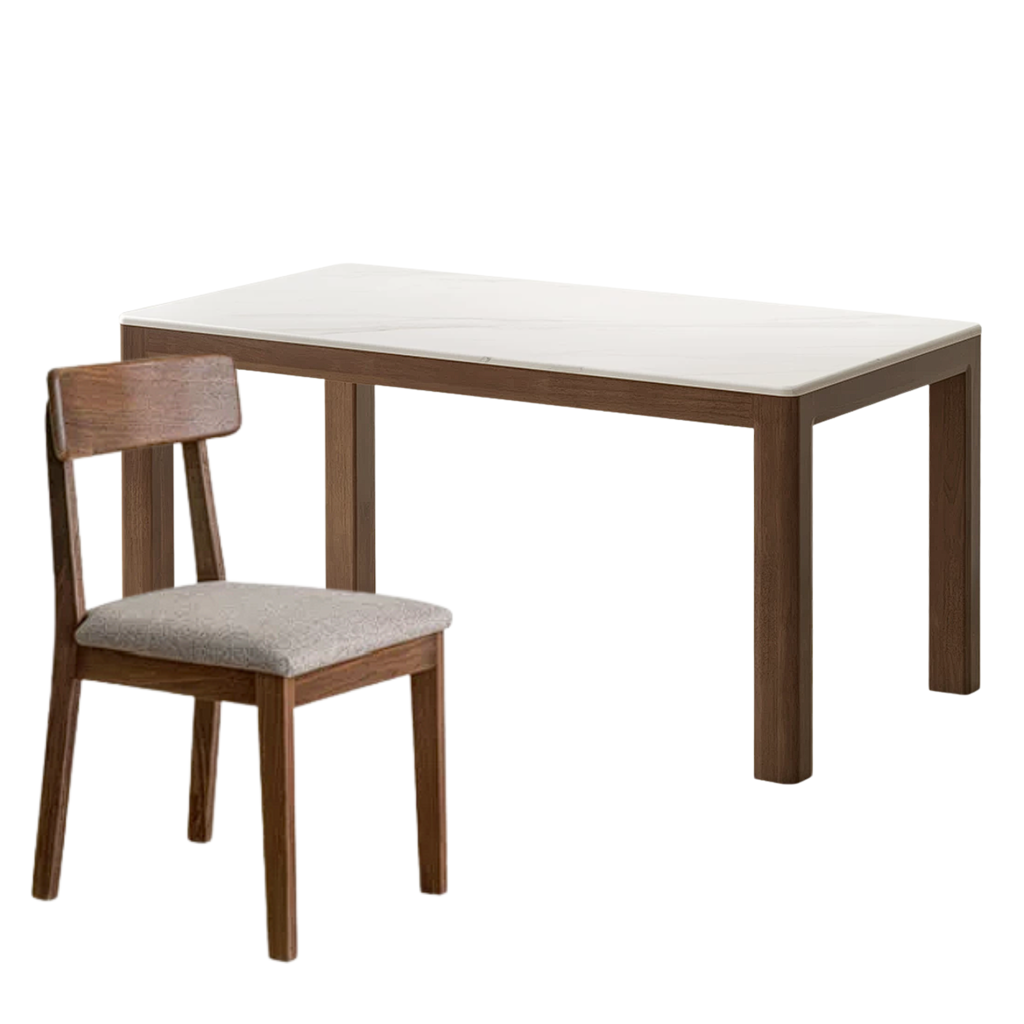 Oak Solid Wood Simple Shape Dining Table