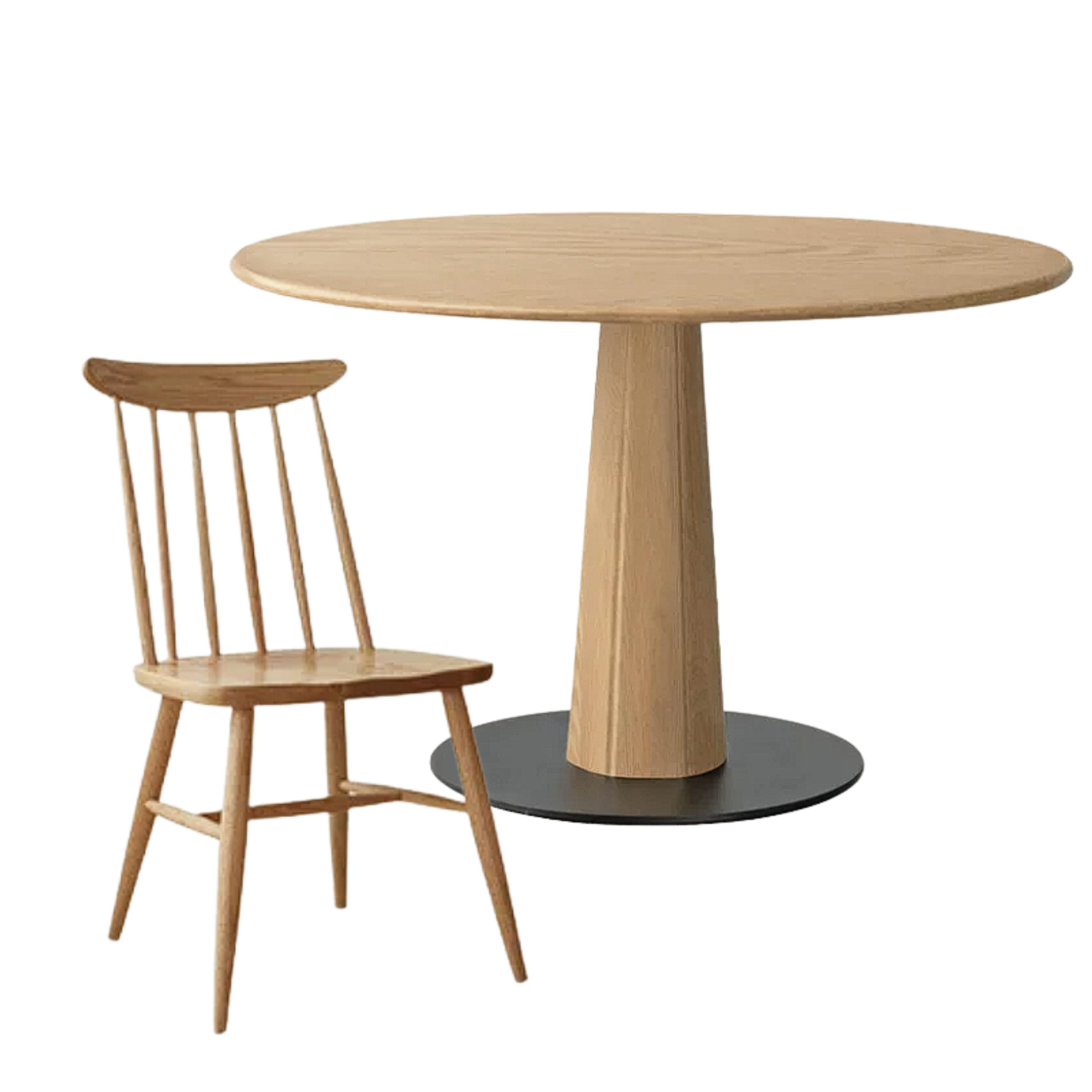 Ash Solid Wood Nordic Dining Round Table