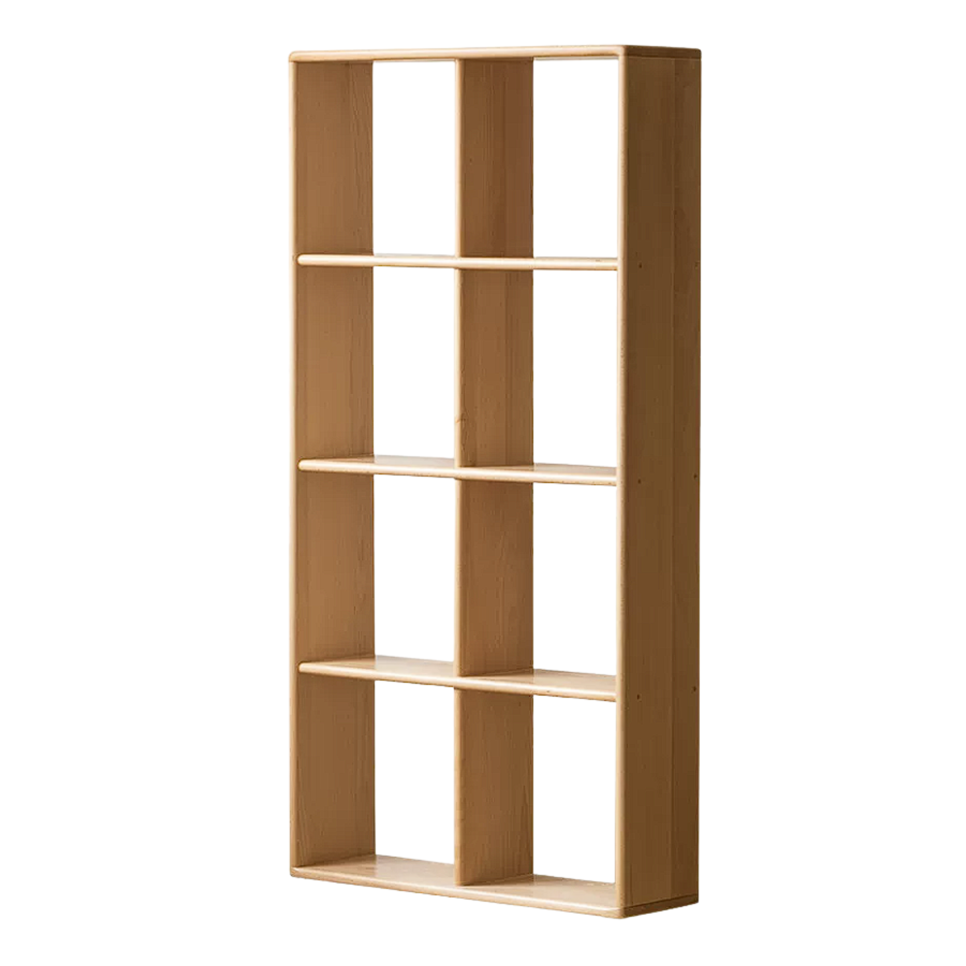 Beech, Rubberwood Solid Wood Multi-layer Kids Combination Bookcase