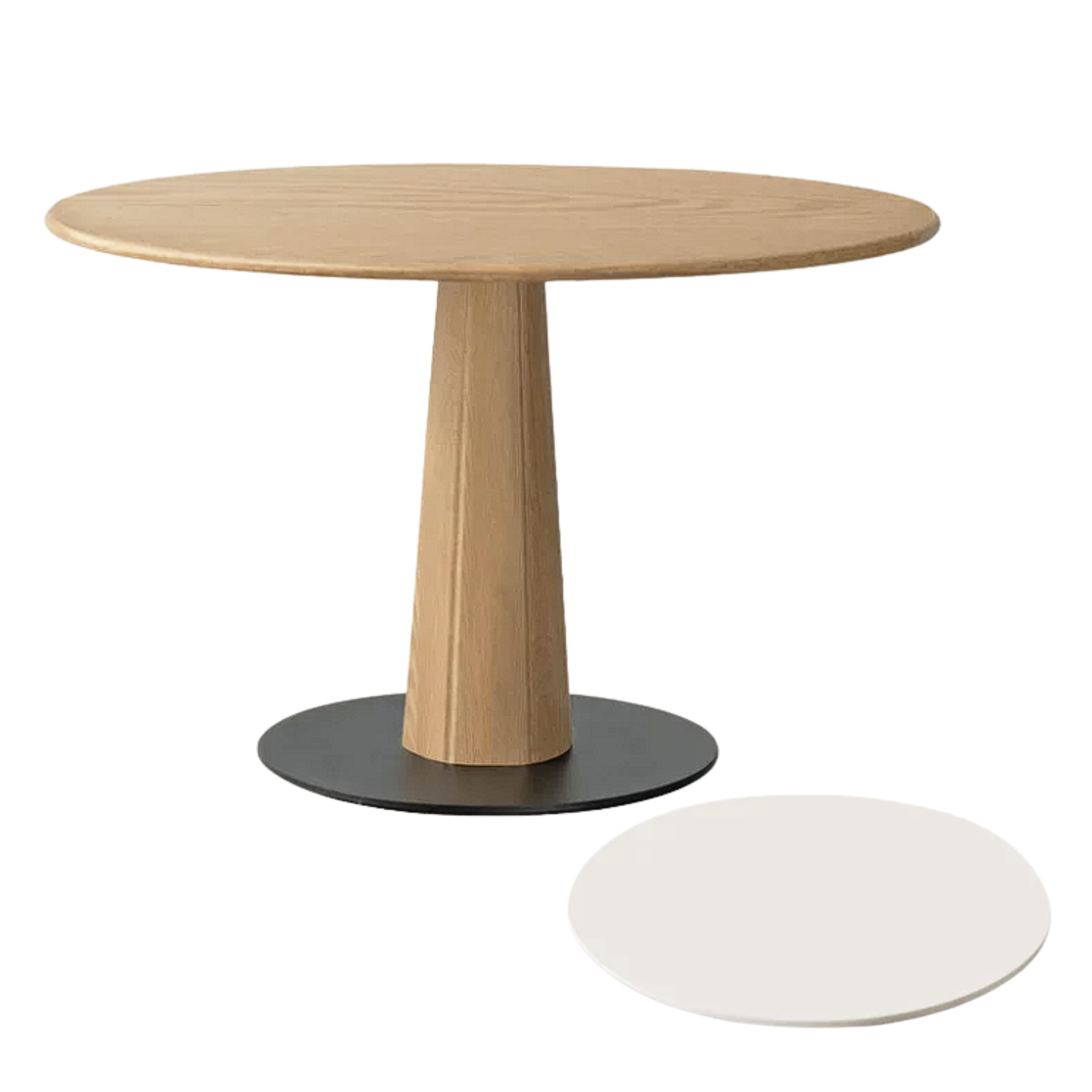 Ash Solid Wood Nordic Dining Round Table