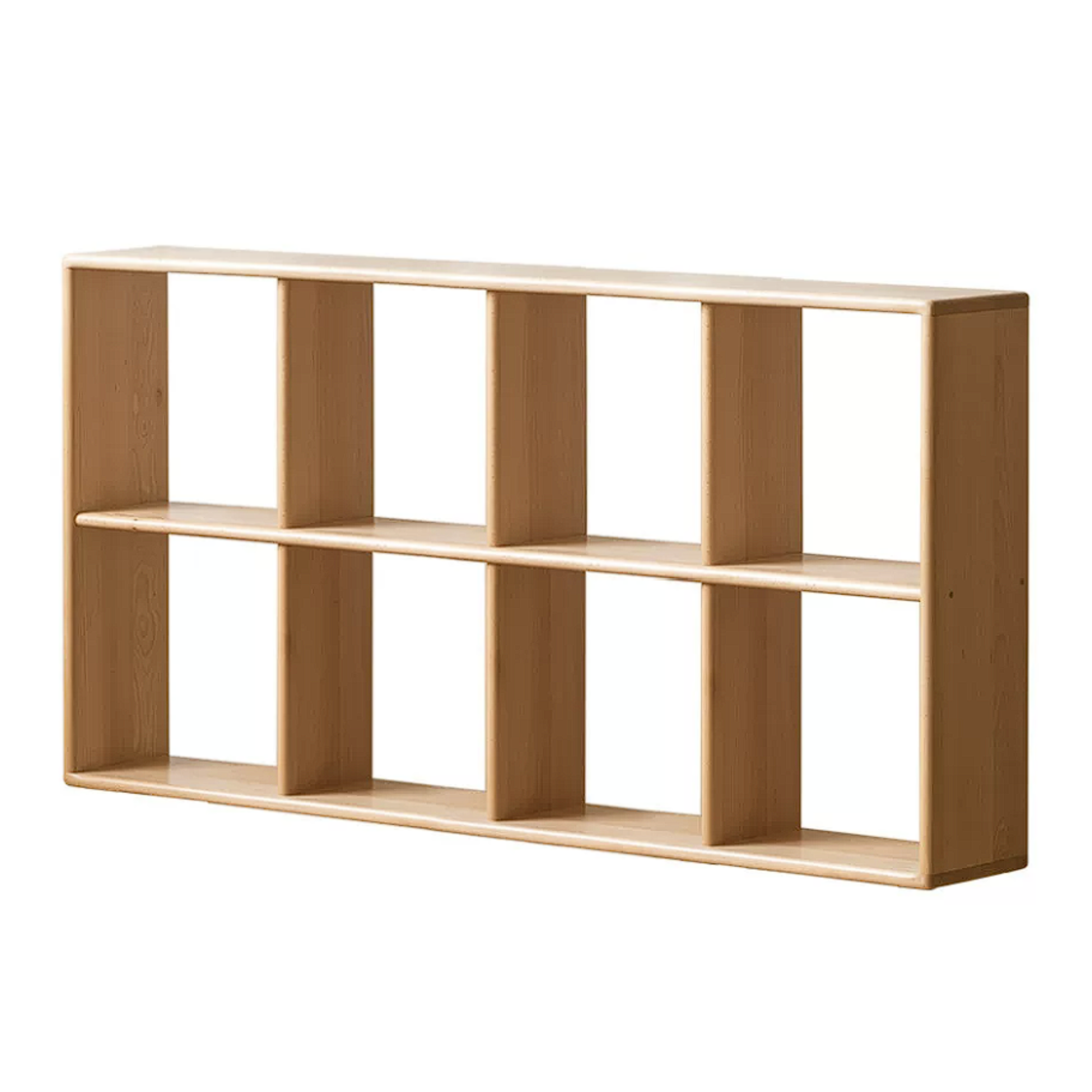 Beech, Rubberwood Solid Wood Multi-layer Kids Combination Bookcase