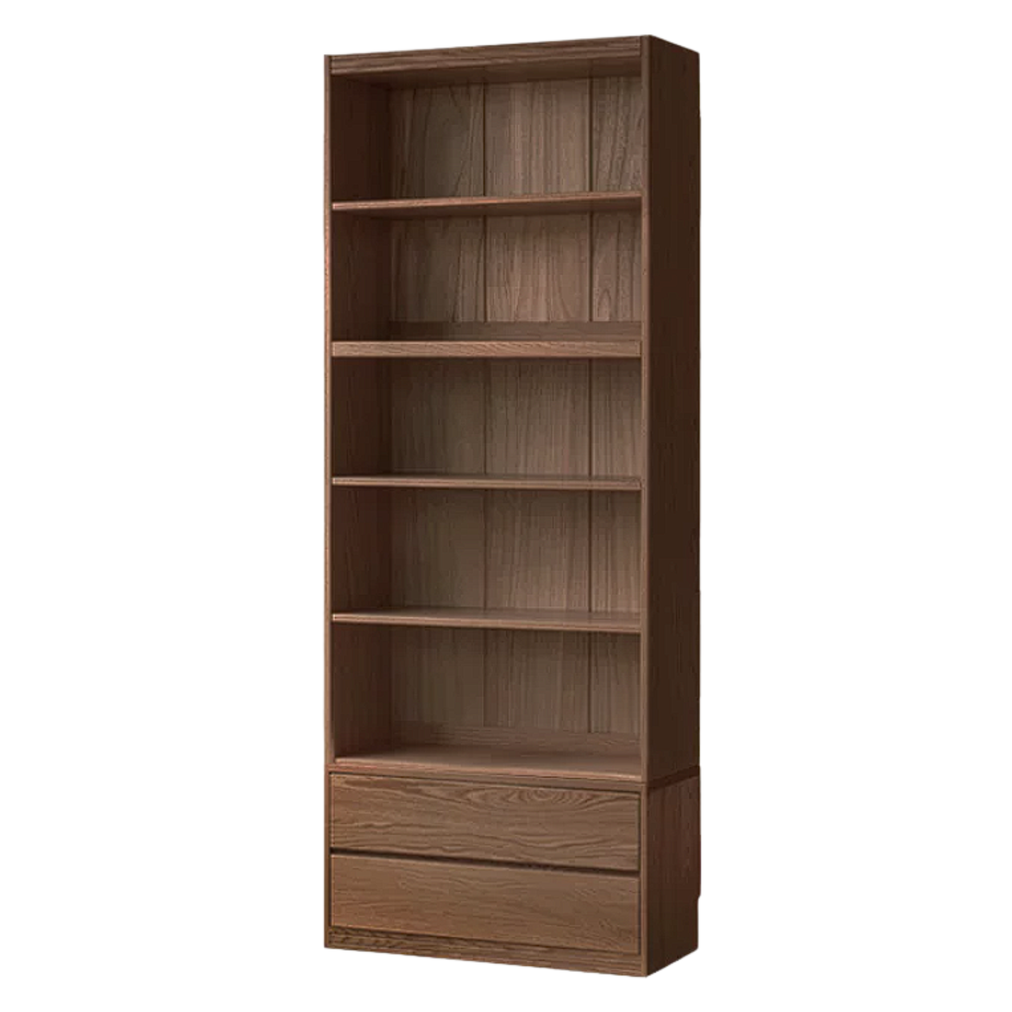 Sandalwood, Oak, Ash Solid Wood Combination Bookcase