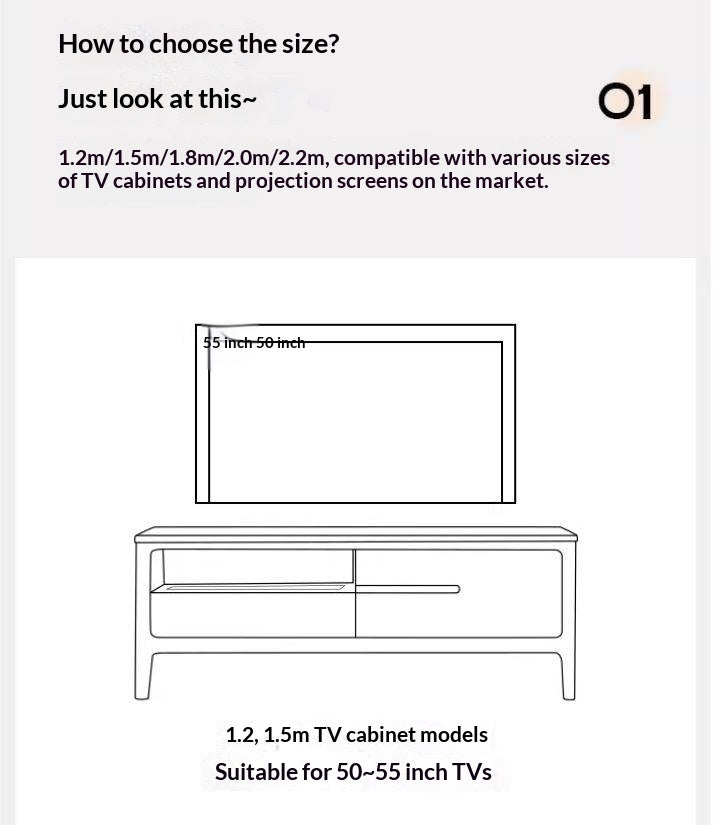 Oak, Solid Rubberwood Nordic Floor TV Cabinet.