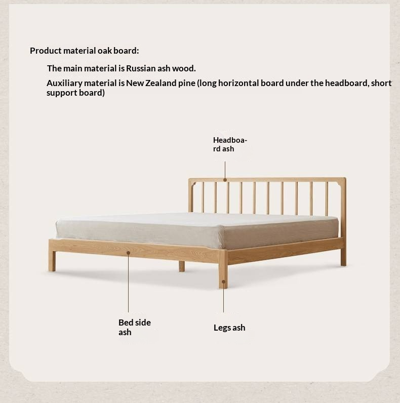 Ash Solid Wood Modern Simple