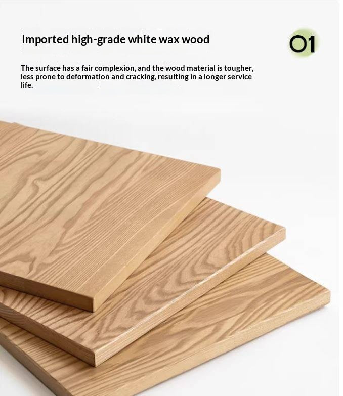 Ash Solid Wood TV Cabinet Modern Simple Floor Cabinet.