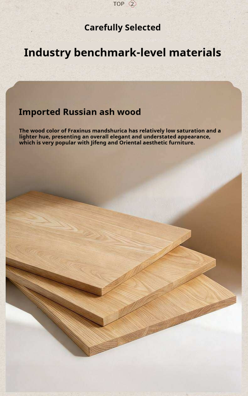 Ash Solid Wood Floor-Standing Bookcase Whole Wall Free Combination Bookshelf