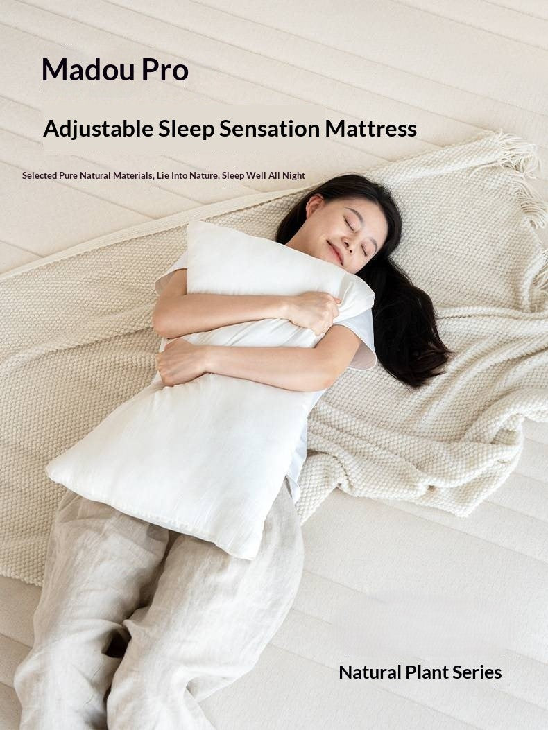 Zero Glue Certified Thick Mattress, Home Use Spring Mattress, Latex Soft Mattress, Bedroom Jute Mattress, Model Pro 23 cm