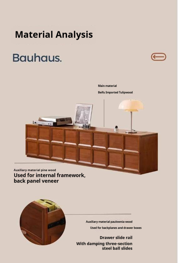 Tulipwood Solid Wood Antique Style TV Cabinet