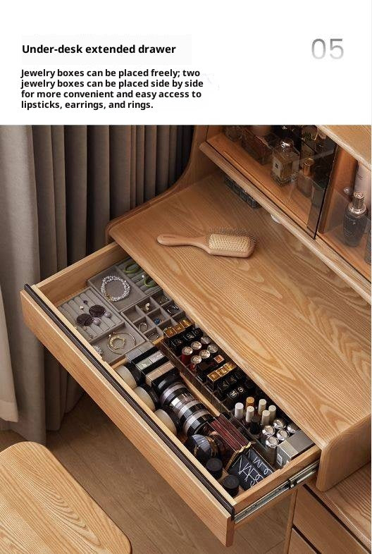 Ash Solid Wood Modern Dressing Table