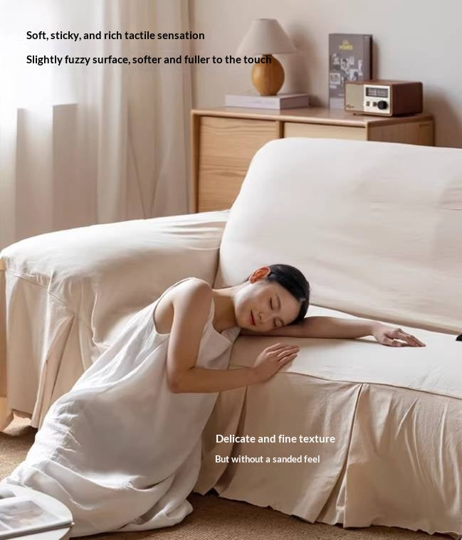 100% Cotton Sofa Cover, All-Season Washable Slipcover, Breathable Dustproof Sofa Protector