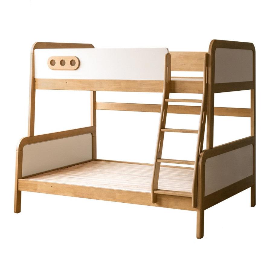 Rubber solid wood children's bunk bed