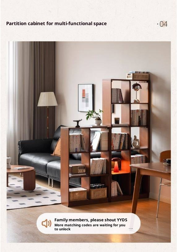 Poplar Solid Wood Antique Style Bookcase