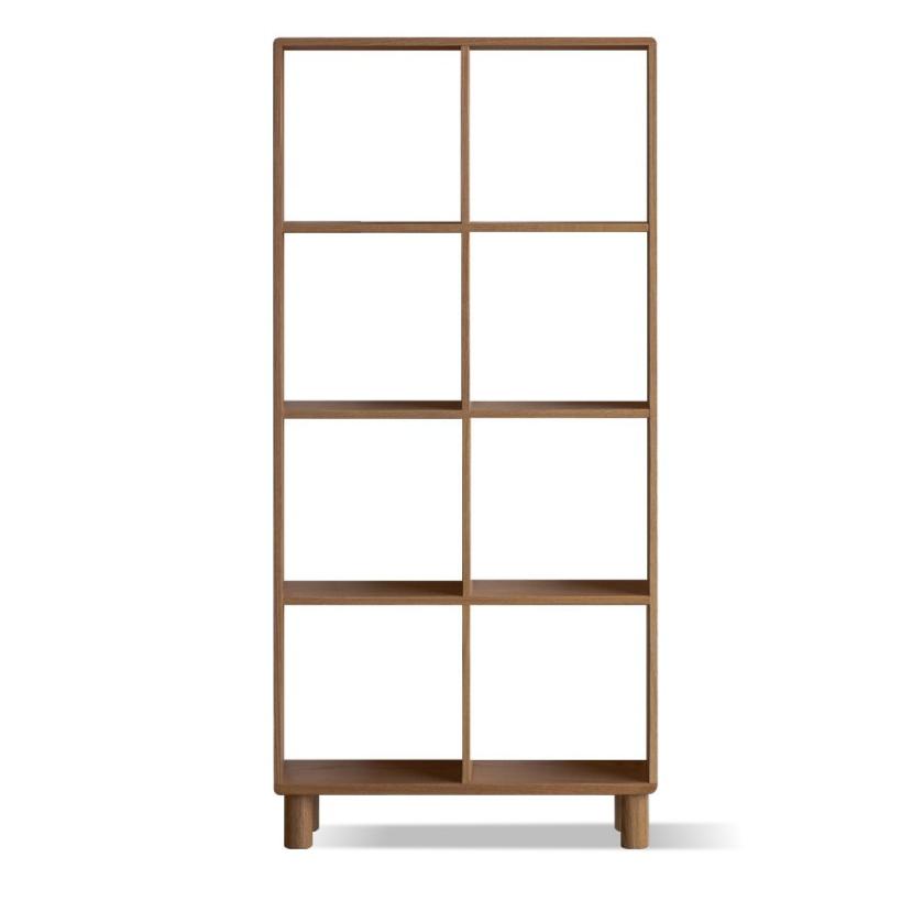 Oak, beech solid wood free combination bookshelf