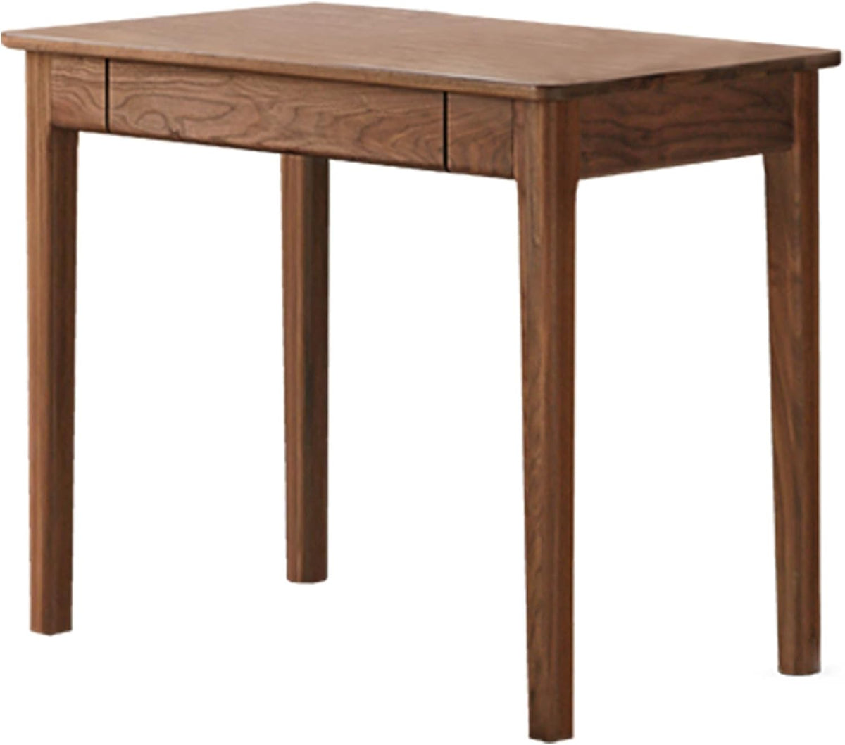 Black Walnut Solid Wood Luxury Office Desk with drawer