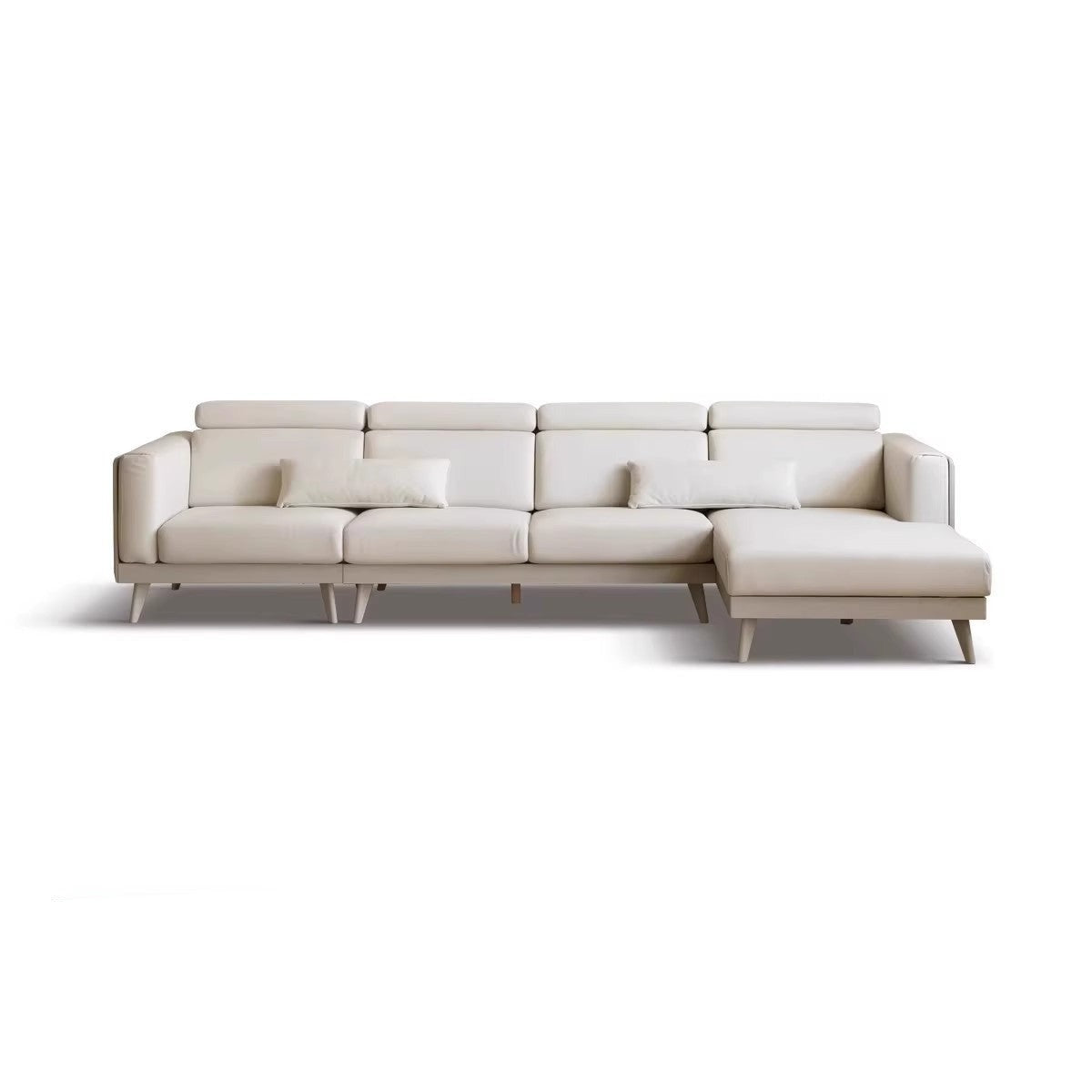 Oak Solid Wood Technology Fabric Sofa Light Luxury"