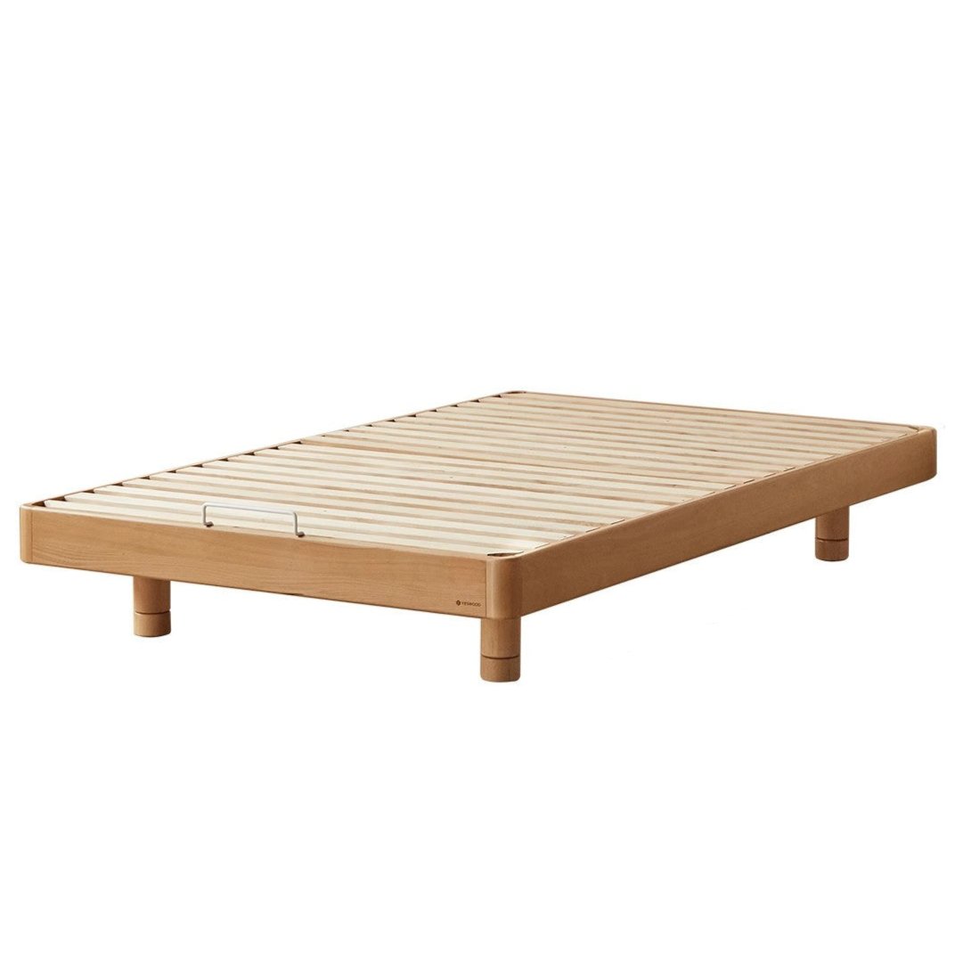 Beech Solid Wood Children's Splicing platform bed, headboard-free bed